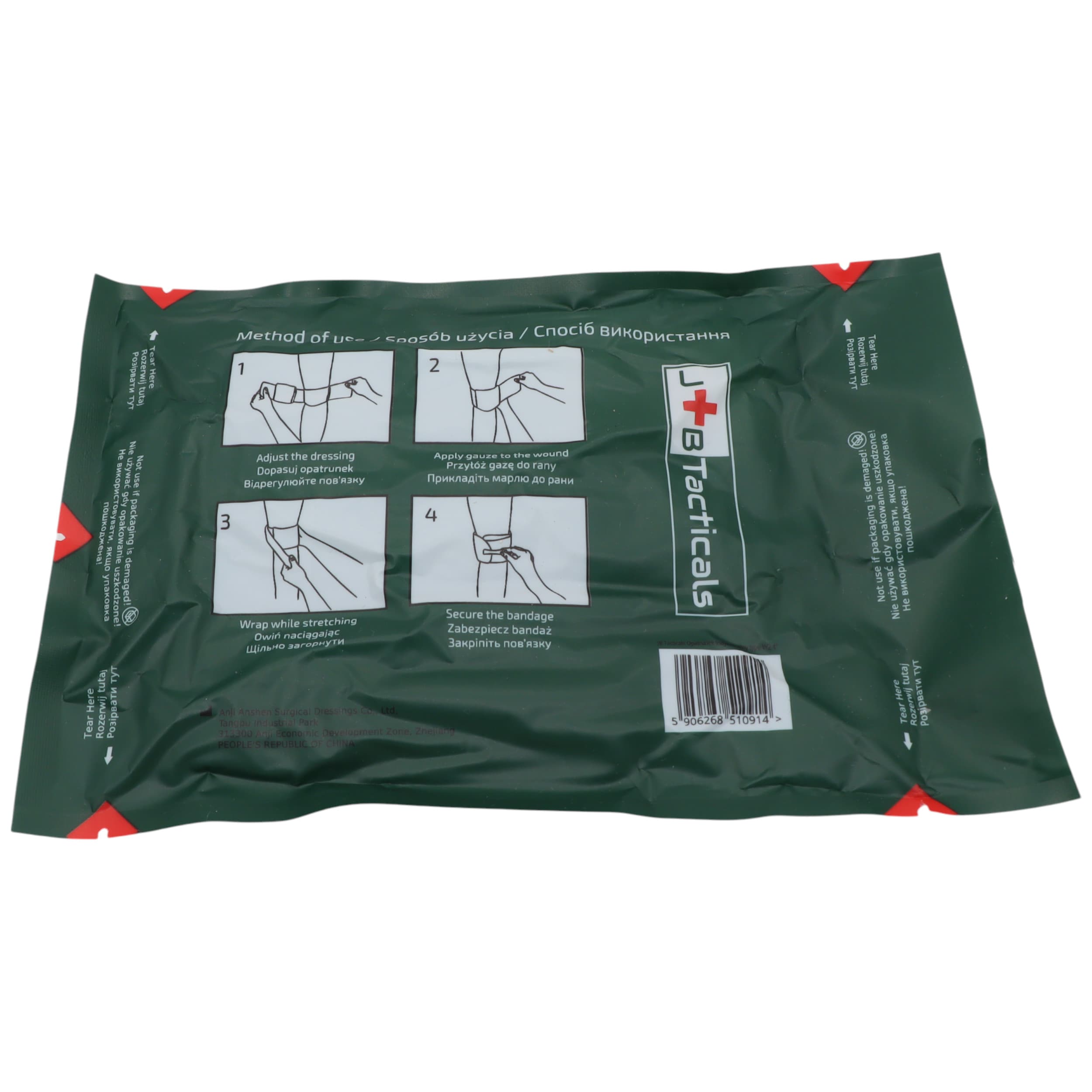 JB Tacticals W2 sürgősségi kötszer - Nagy