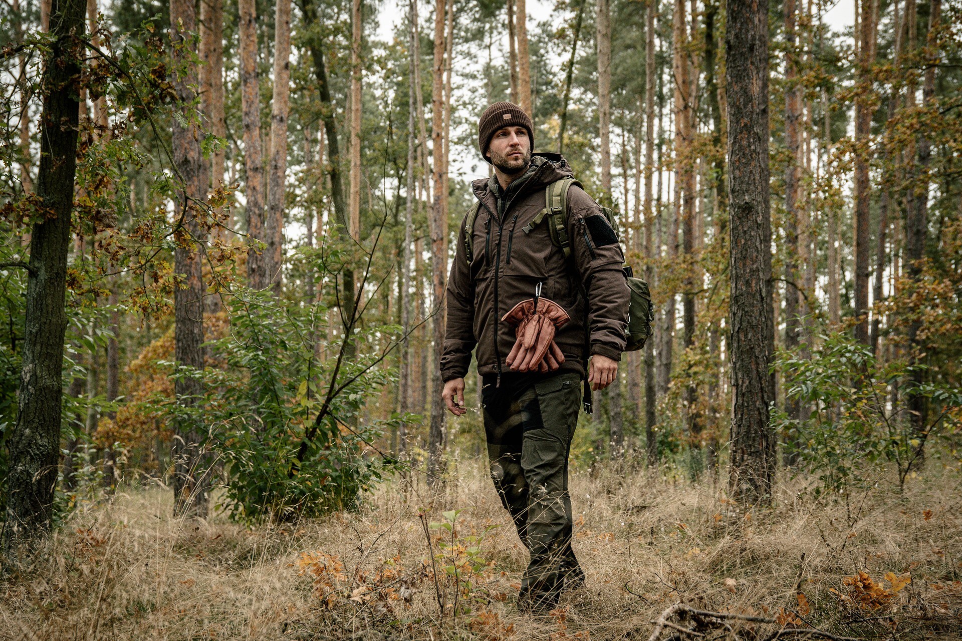 Helikon Winter Yukon Duracanvas kabát - Earth Brown