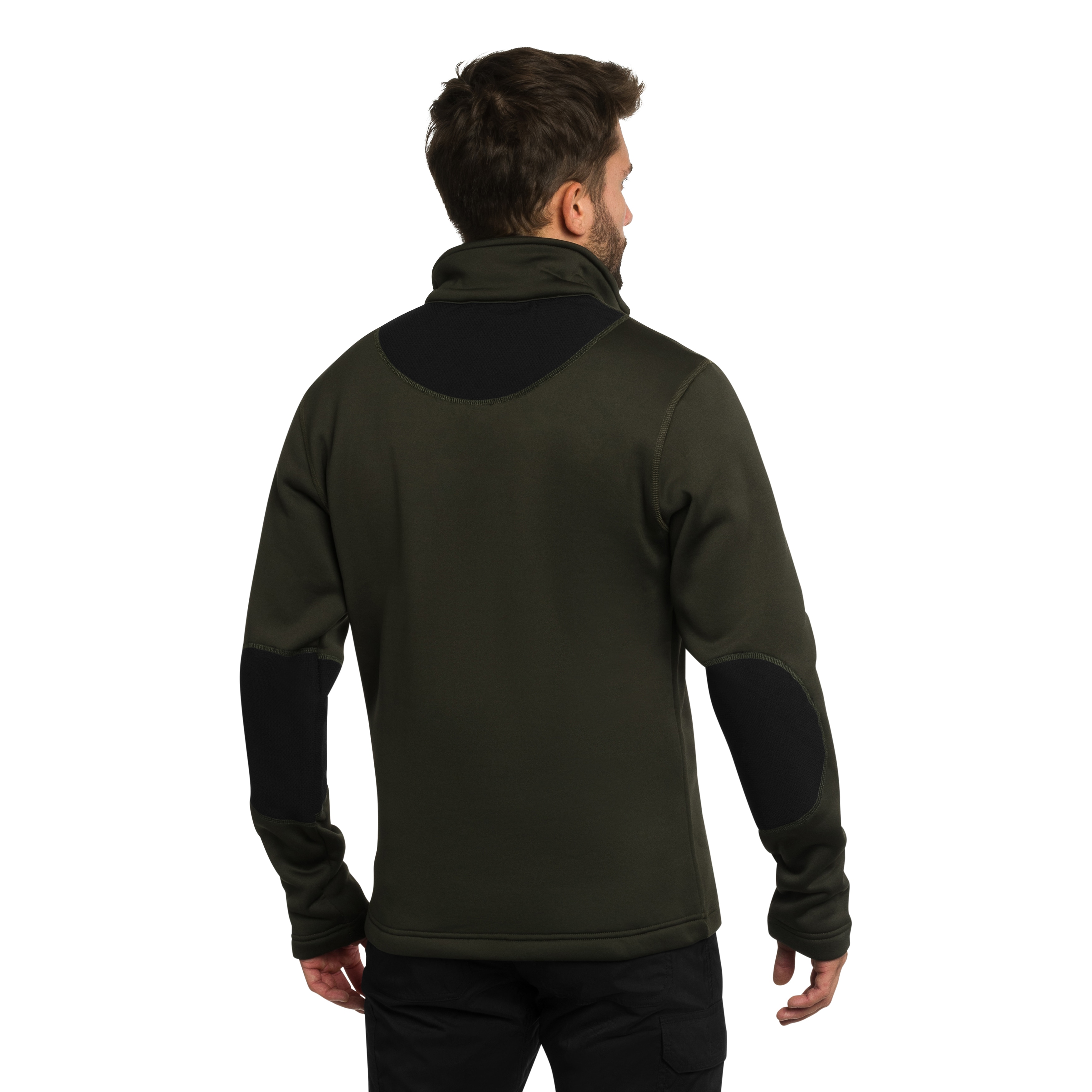 Mil-Tec Thermo Fleece Zip pulóver - Olive