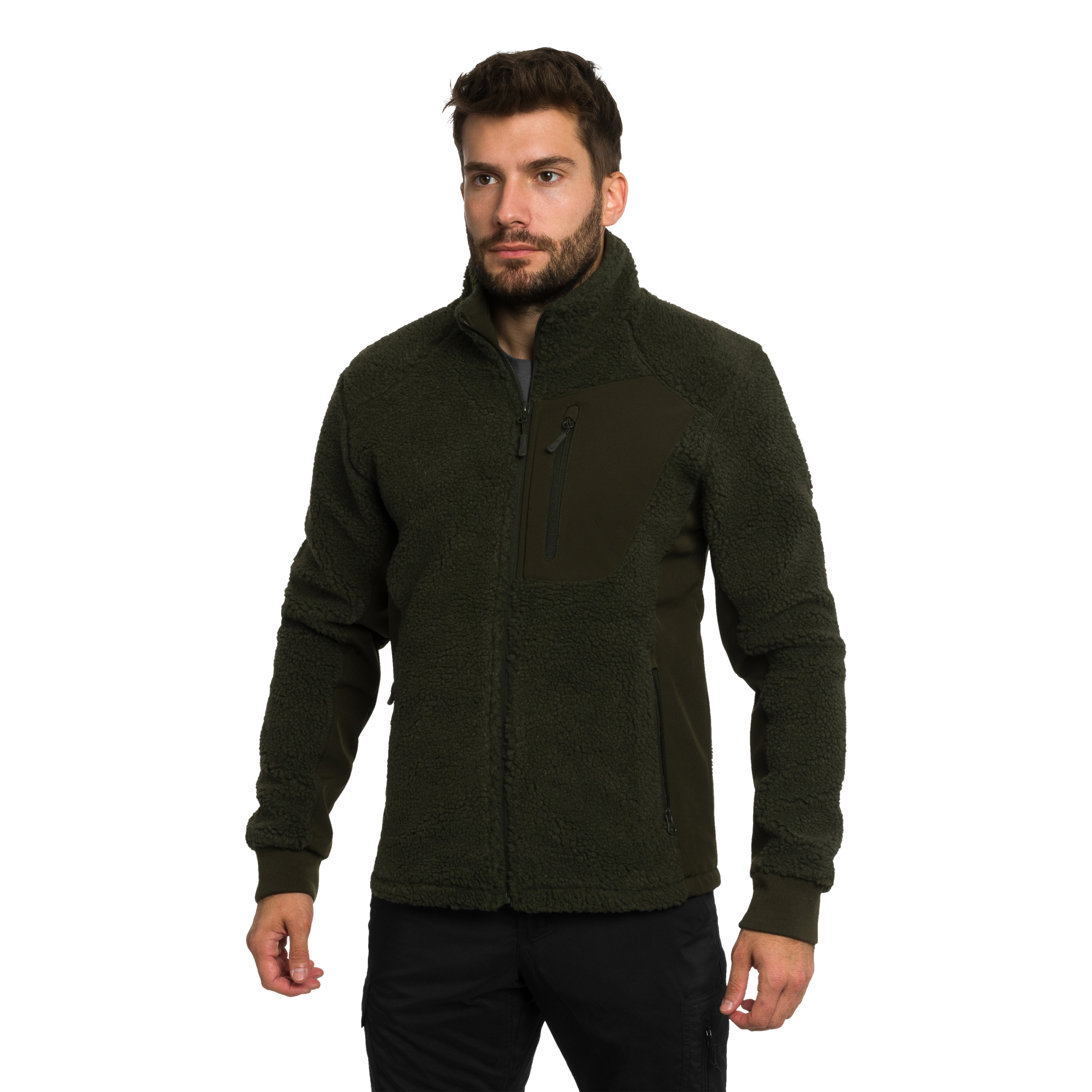 Mil-Tec Bearforce Cold Weather Teddy-Fleece polár pulóver - Olive