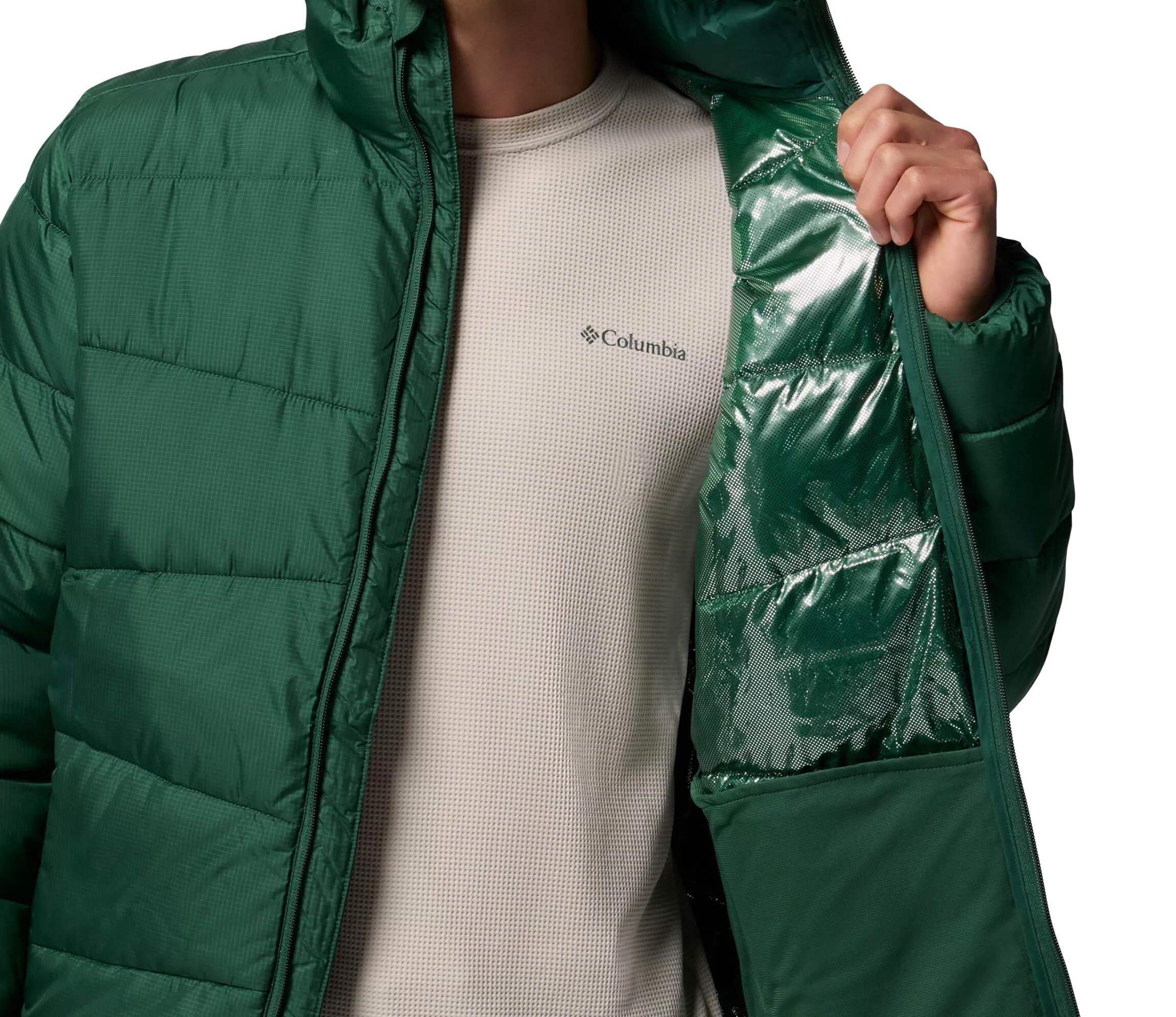 Columbia Fivemile Butte II Hooded kabát - Rain Forest