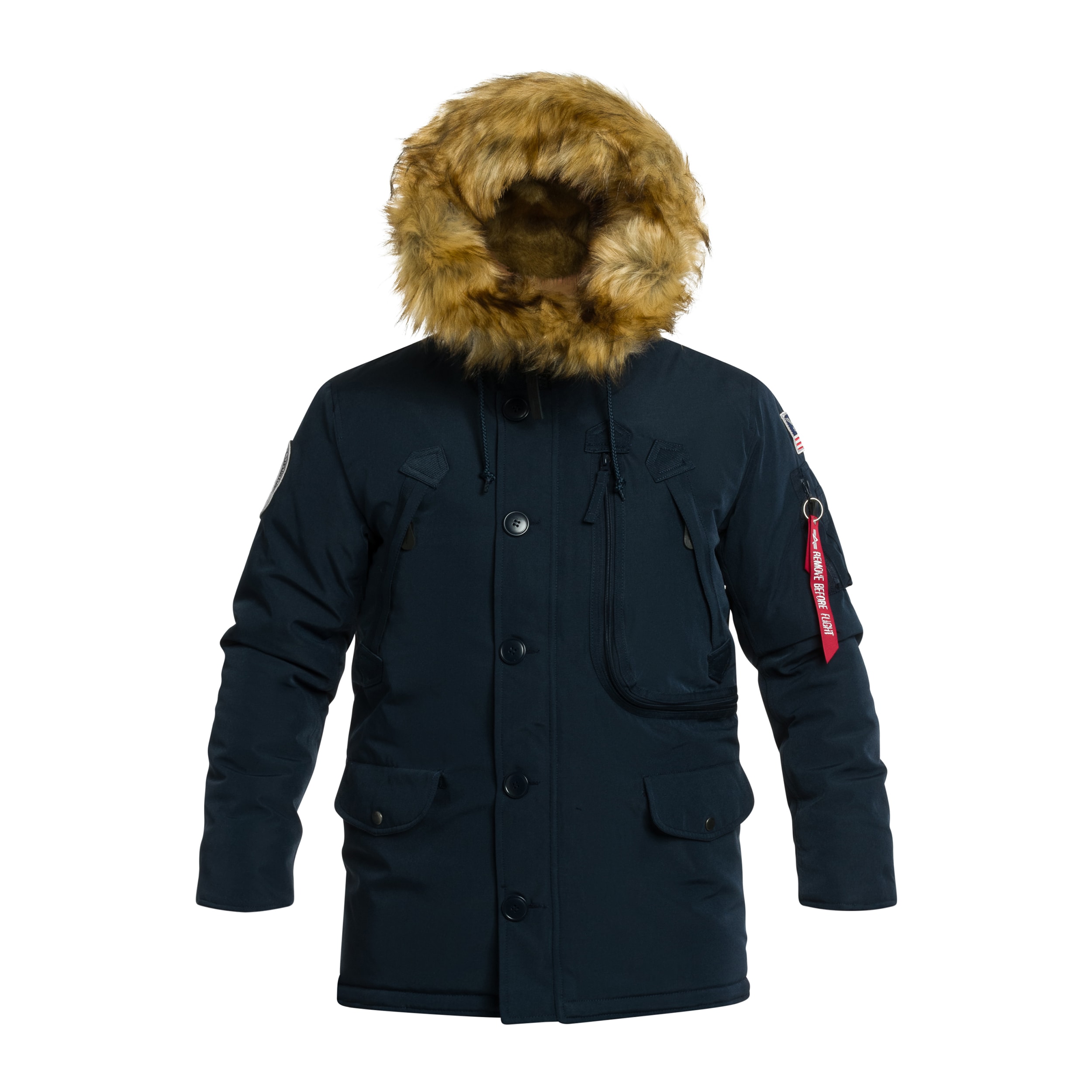 Alpha Industries Polar Jacket kabát - Replica Blue