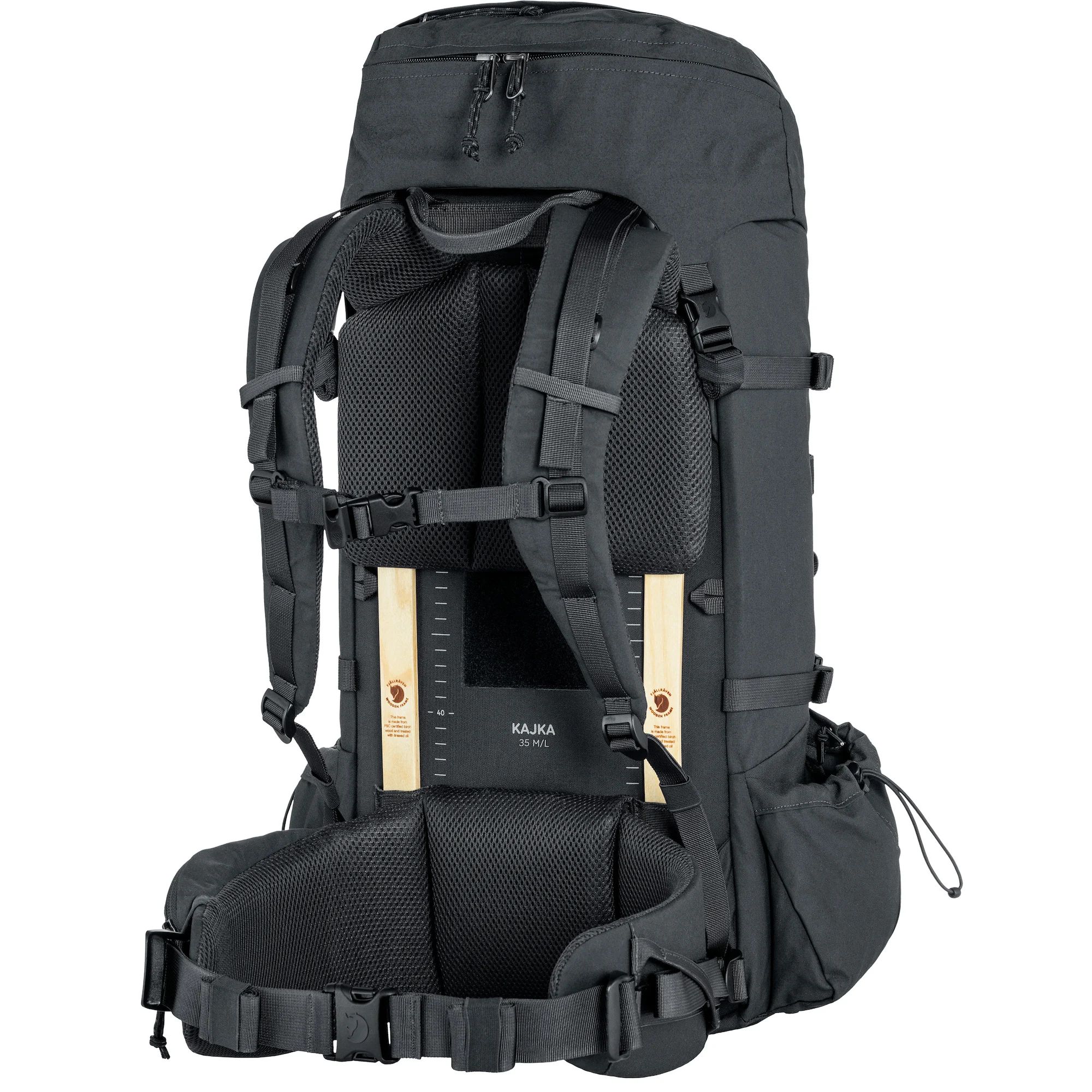 Fjallraven Kajka M/L hátizsák35 l - Coal Black