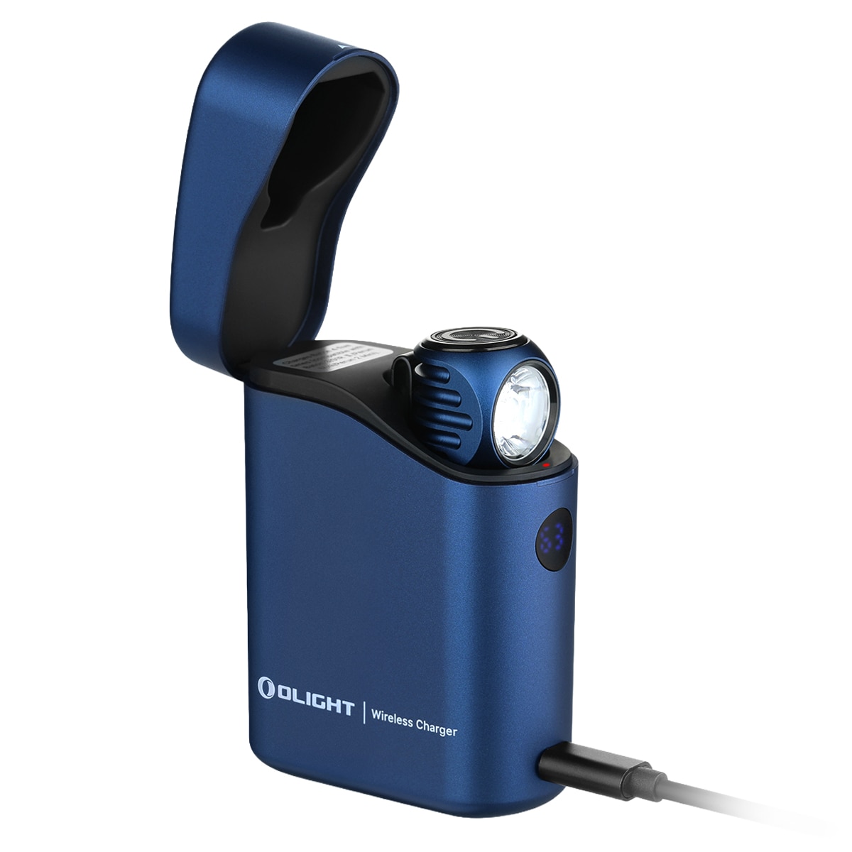 Olight Perun 3 Mini Premium Cool White Midnight Blue pántos fej- és derékszögű lámpa - 1250 lumen
