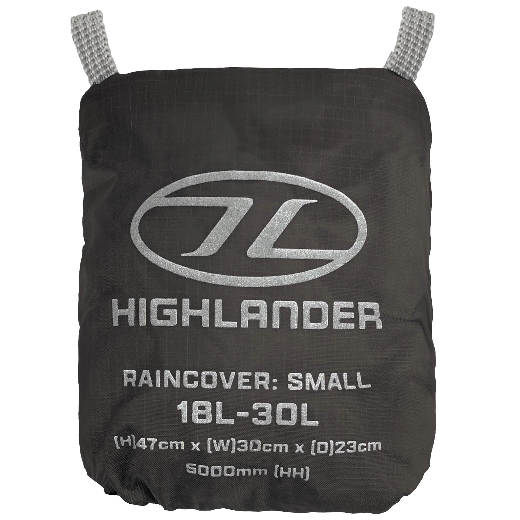 Highlander Outdoor Duck’s Back Raincover Small hátizsákhoz való védőhuzat 18-30 l - Black