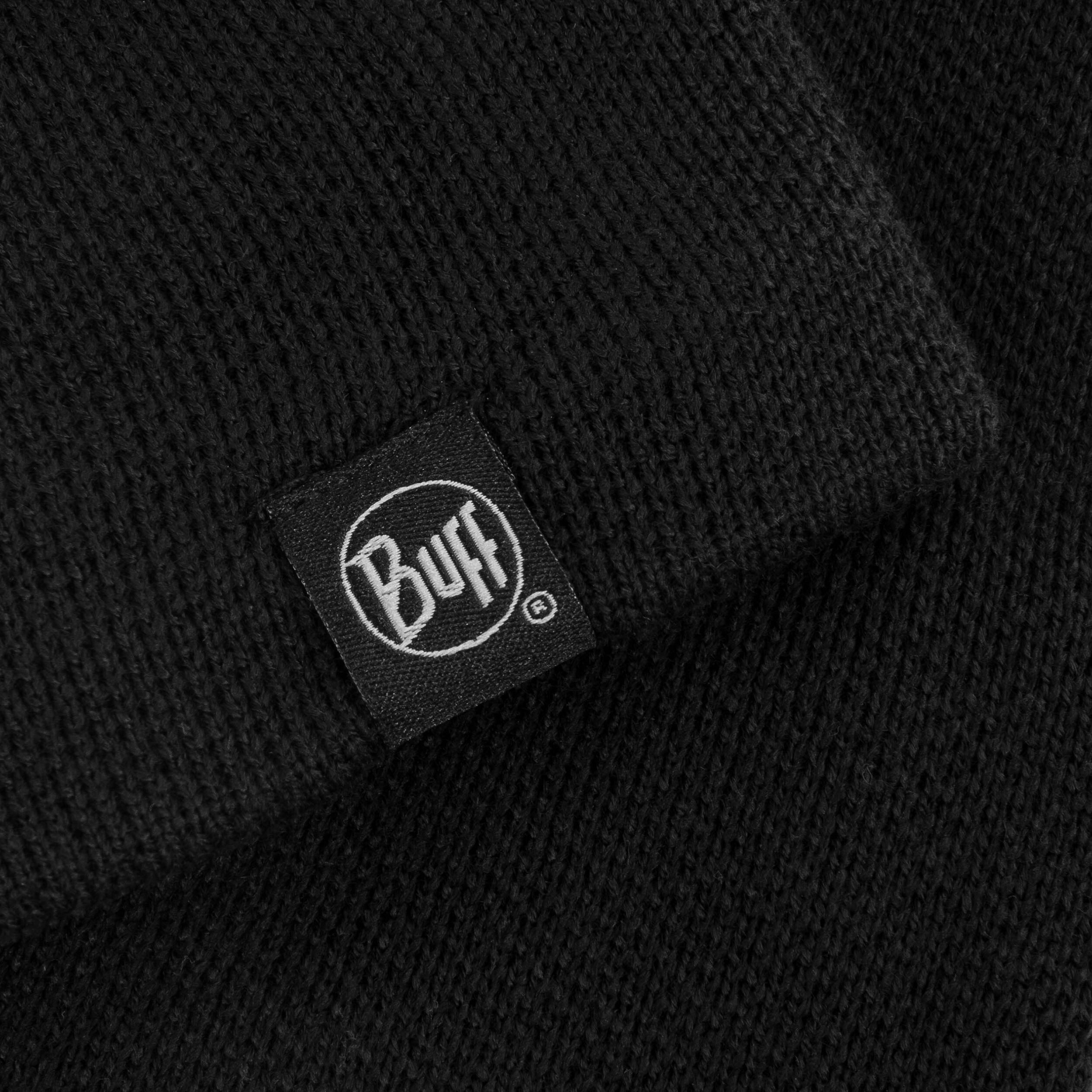 Buff Safety Knitted Polar Beanie sapka - Black