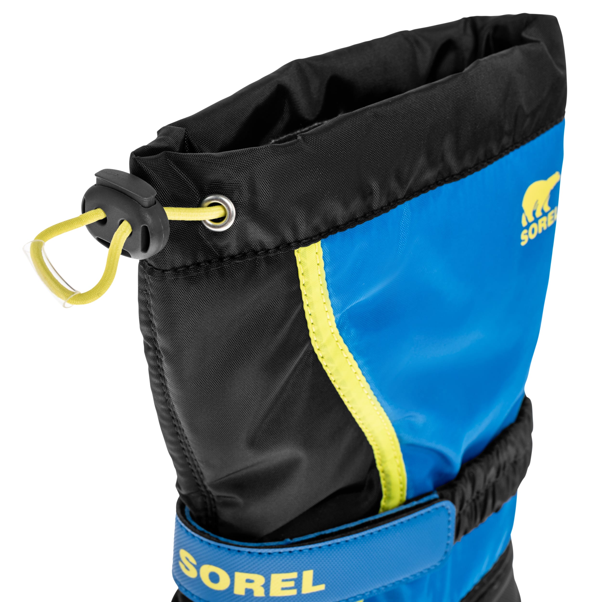 Sorel Flurry Print Youth Boot gyerek hócsizma - Black/Super Blue