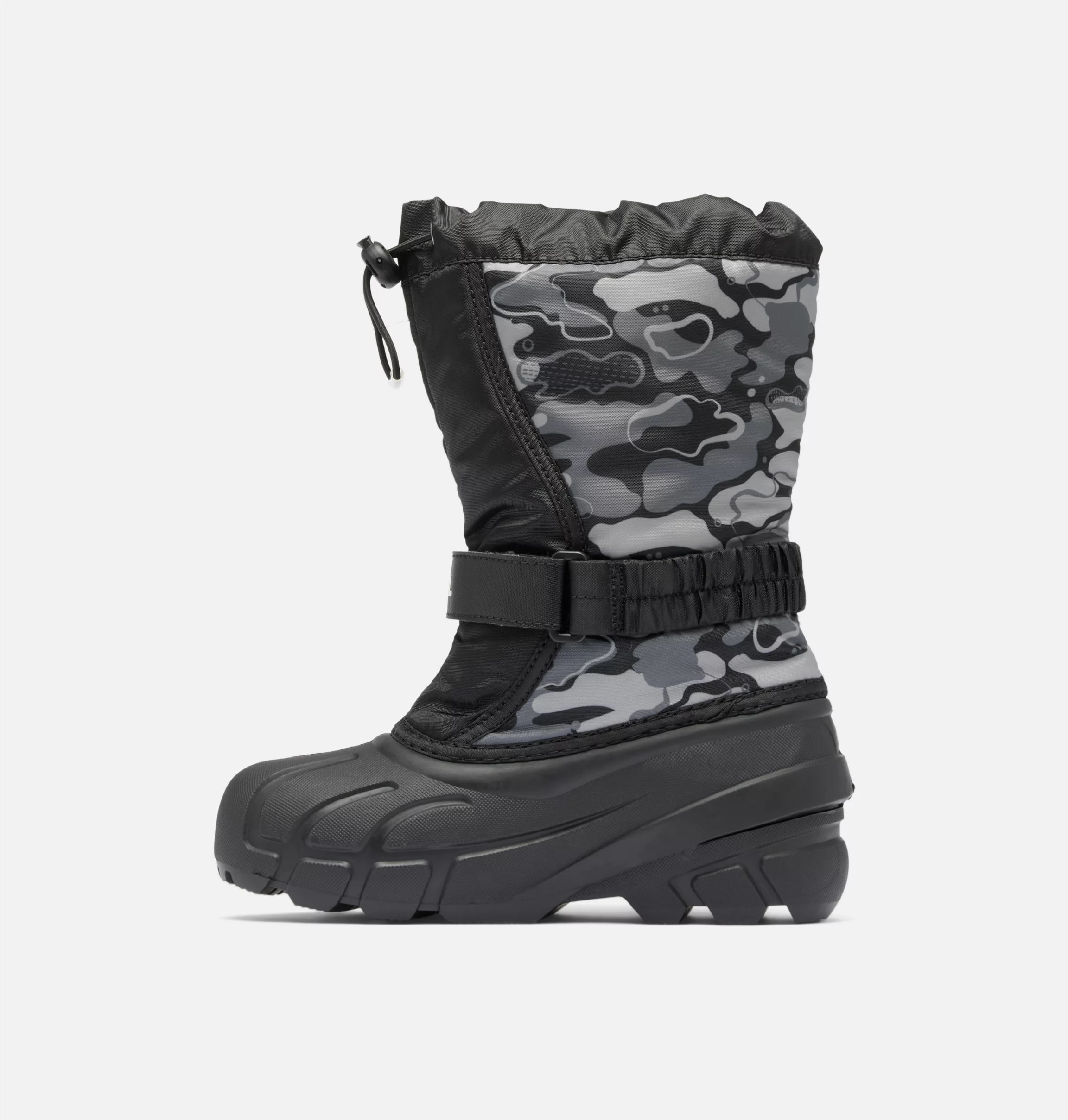 Sorel Flurry Print Youth Boot gyerek hócsizma - Black/Quarry
