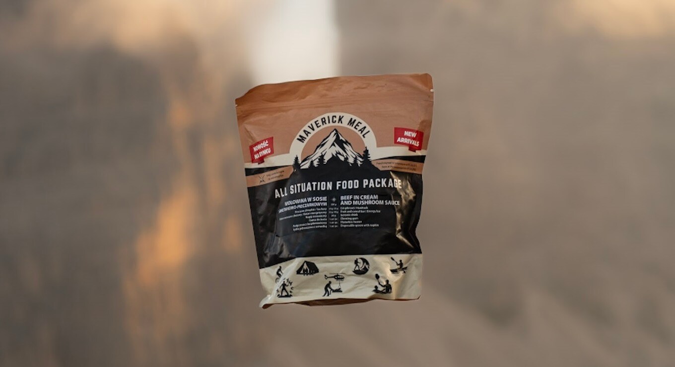 Maverick Food Midi élelmiszeradag - Marhahús tejszínes gombás szószban - 417 g