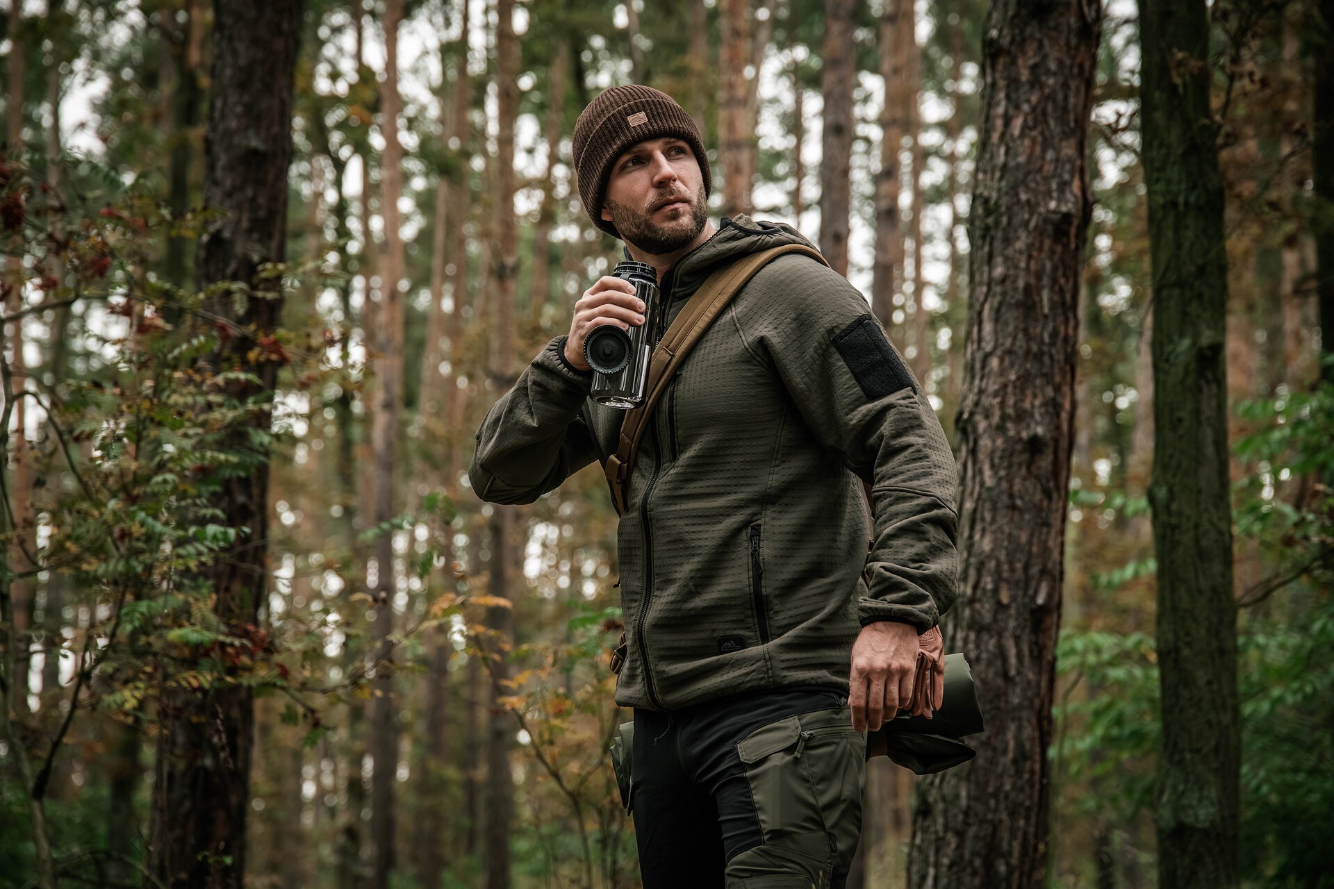 Helikon Patriot Pro polár pulóver - Taiga Green