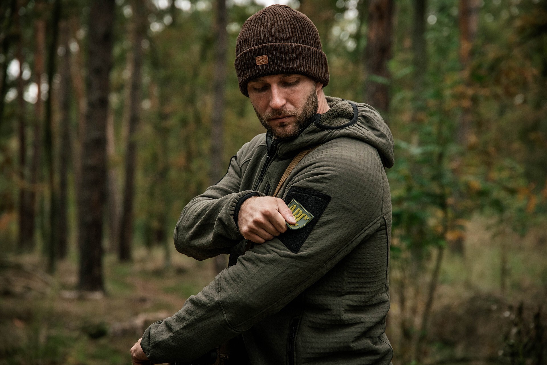 Helikon Patriot Pro polár pulóver - Taiga Green