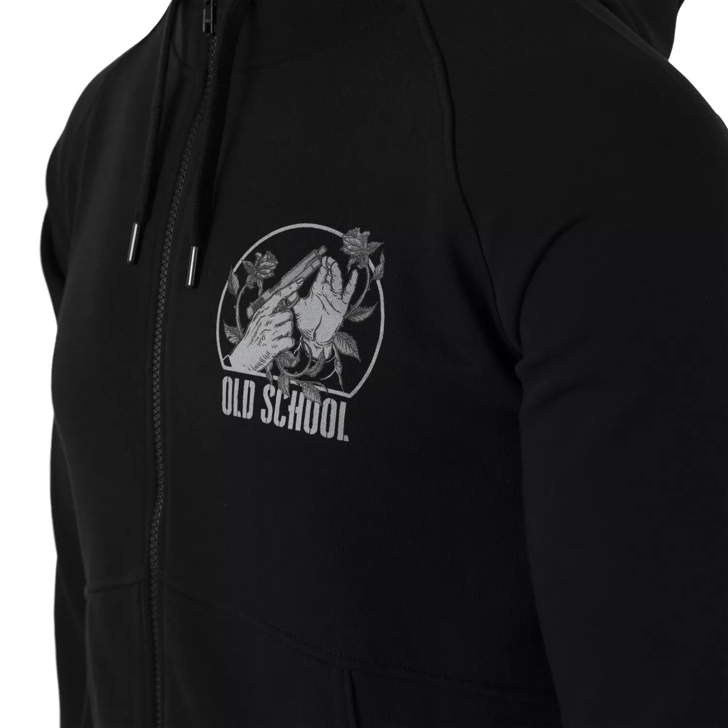Helikon Full-Zip Old School pulóver - Black