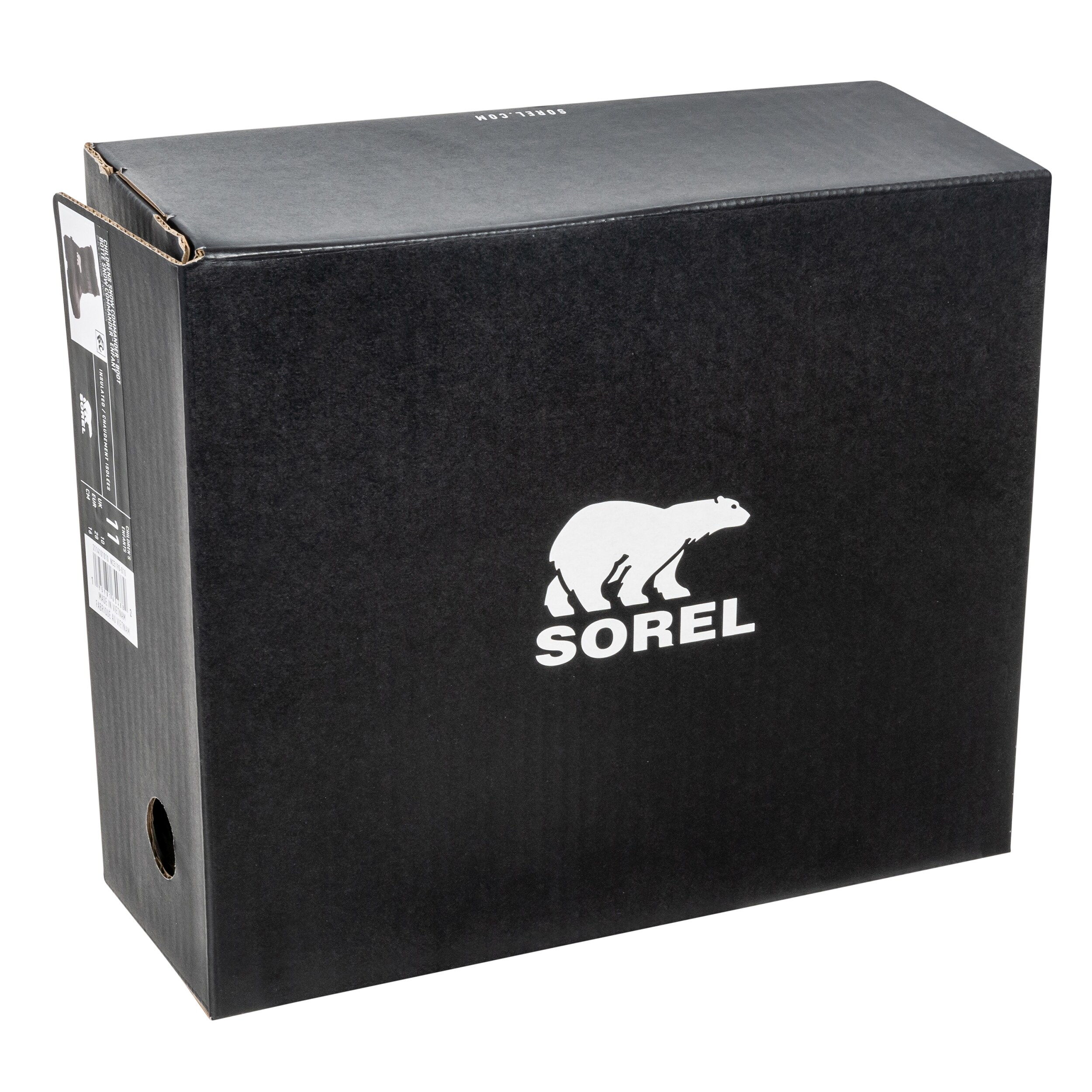 Sorel Snow Commander Boot gyerek hócsizma - Black/Charcoal