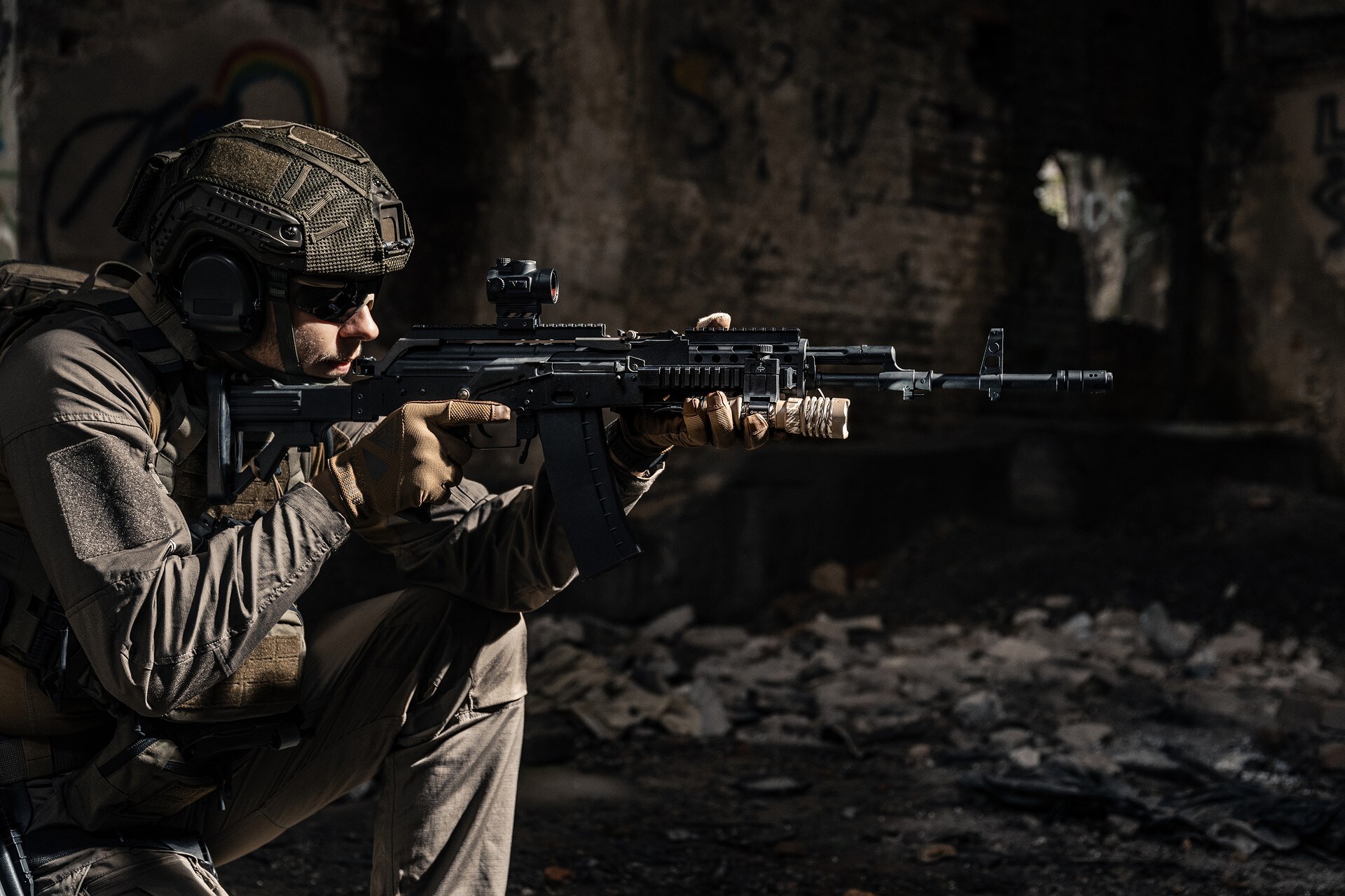 Olight Warrior X 4 taktikai zseblámpa Glacial Valley - 2600 lumen