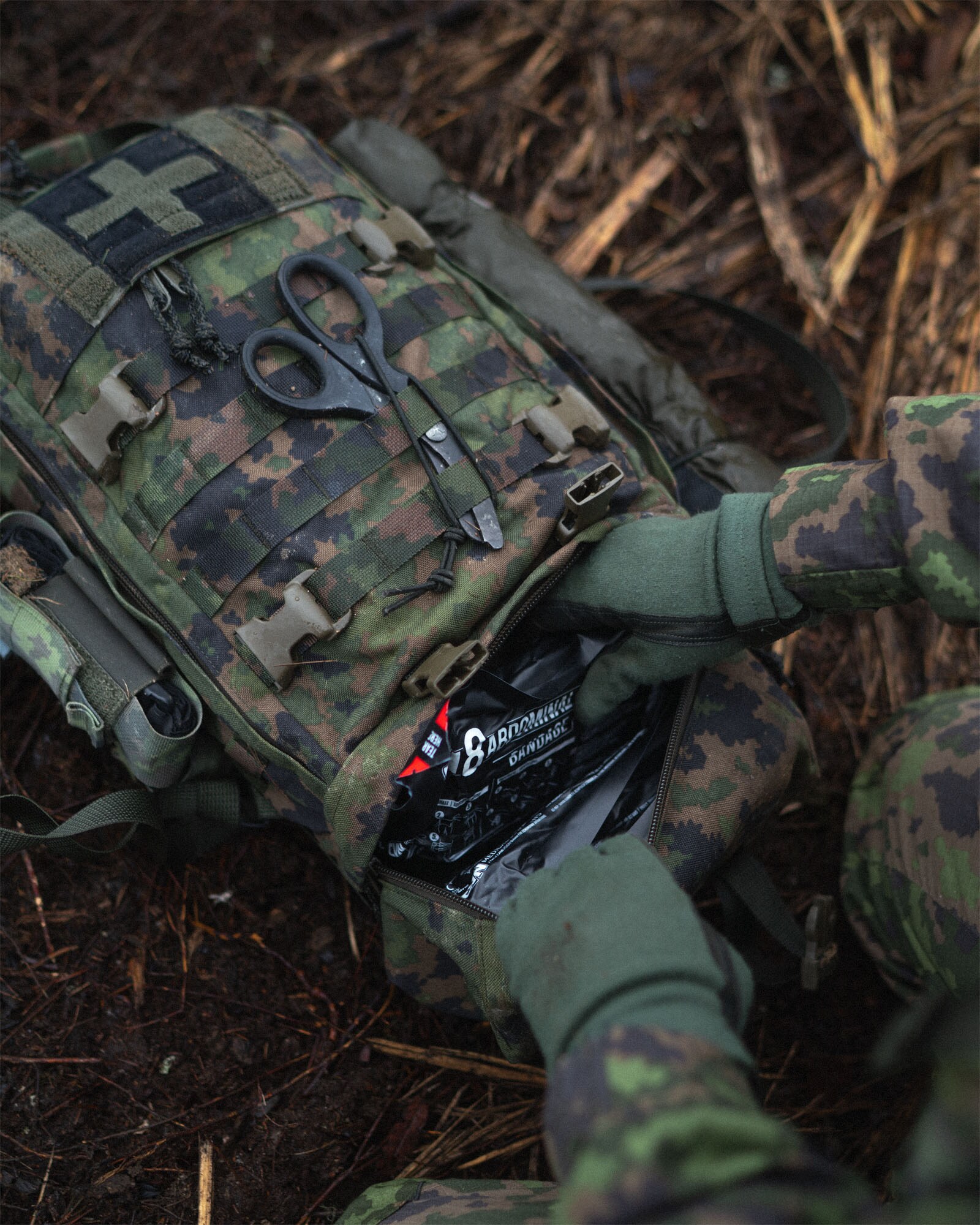 Savotta Medic Pack mentős hátizsák 18 l - M05 Finnish Woodland Camo
