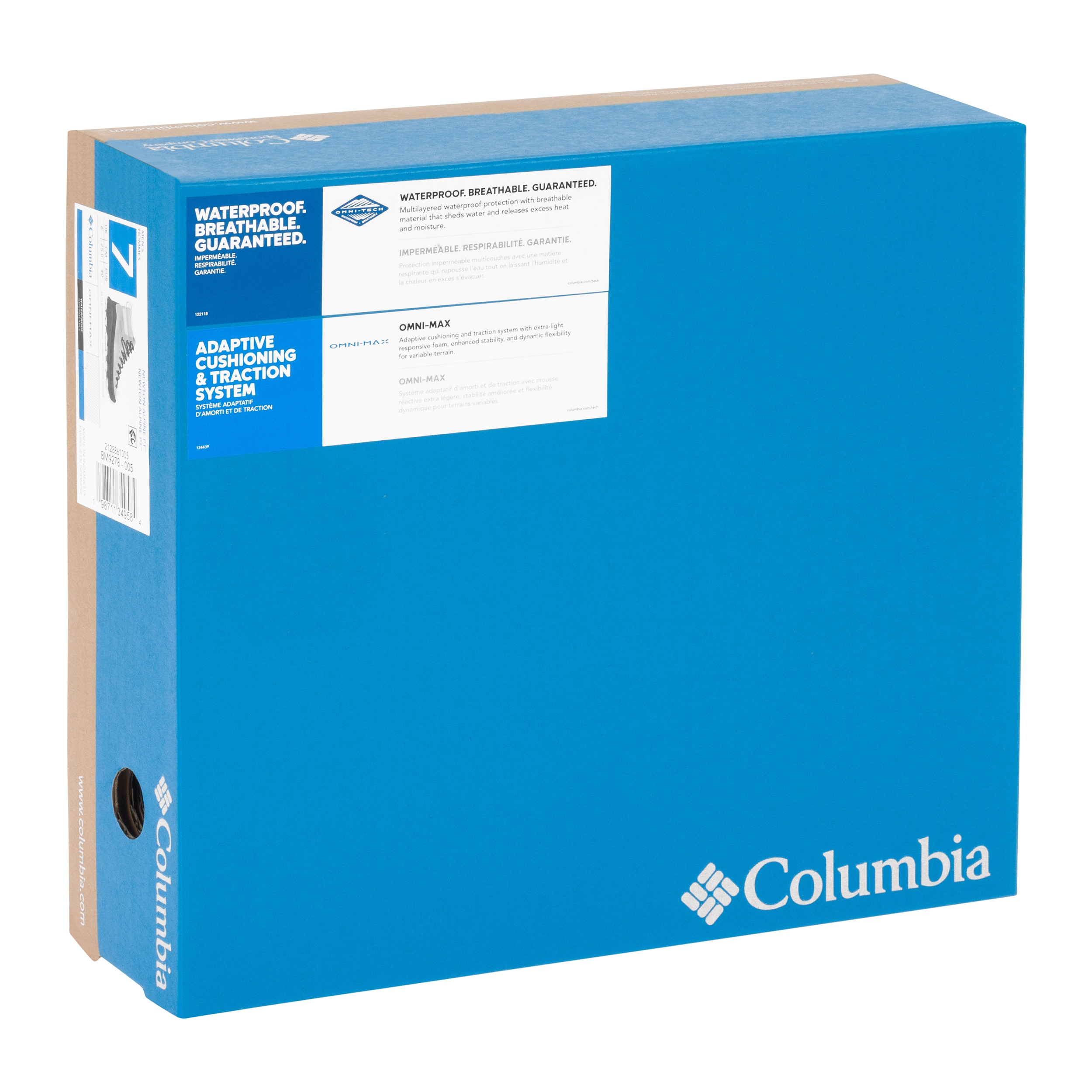 Columbia Newton Alpine PT Waterproof bakancs - Kettle/Tangy Orange