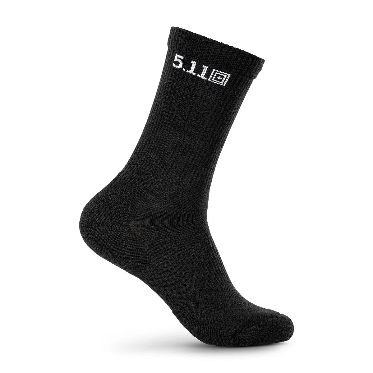 5.11 Duty Ready Basic Crew zokni Black - 4 pár