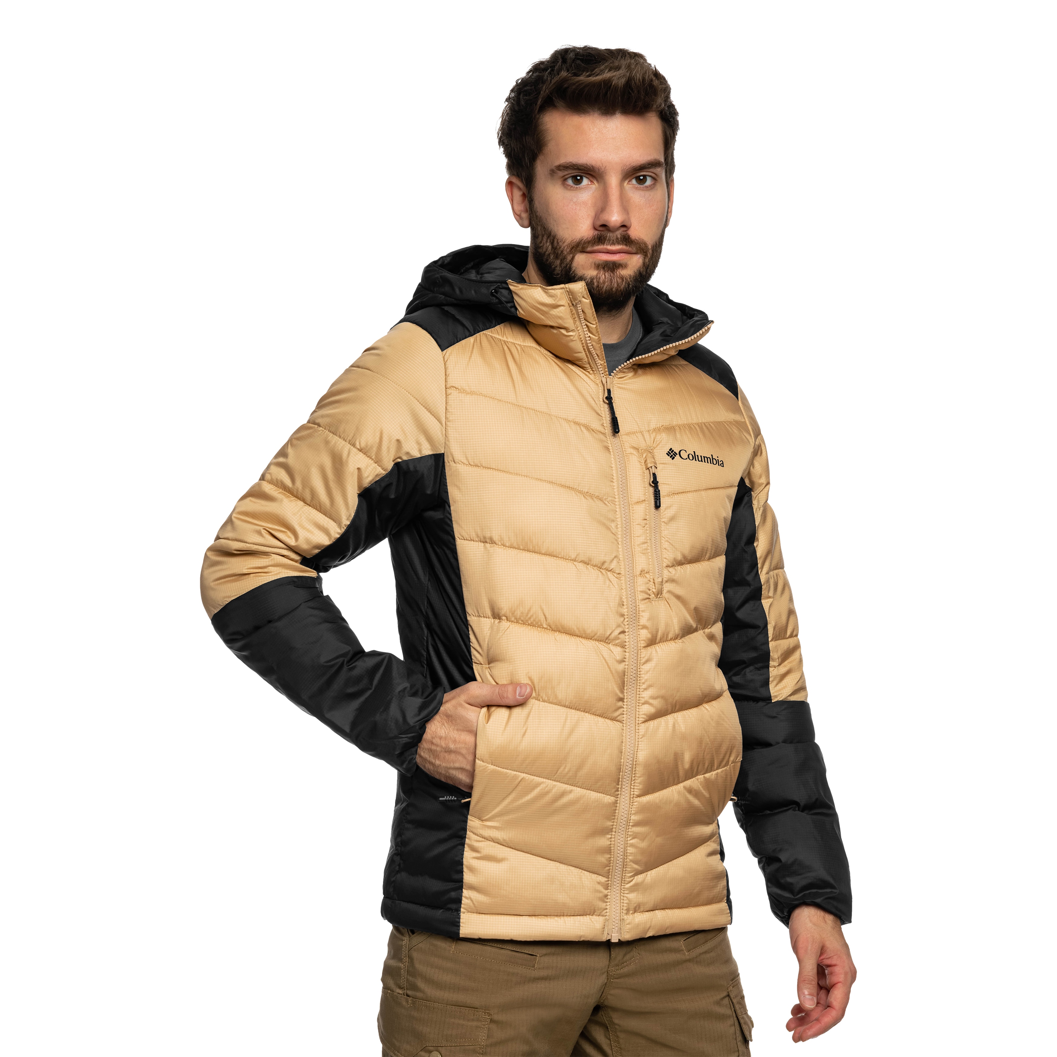 Columbia Labyrinth Loop II Insulated Hooded kabát - Canoe/Black