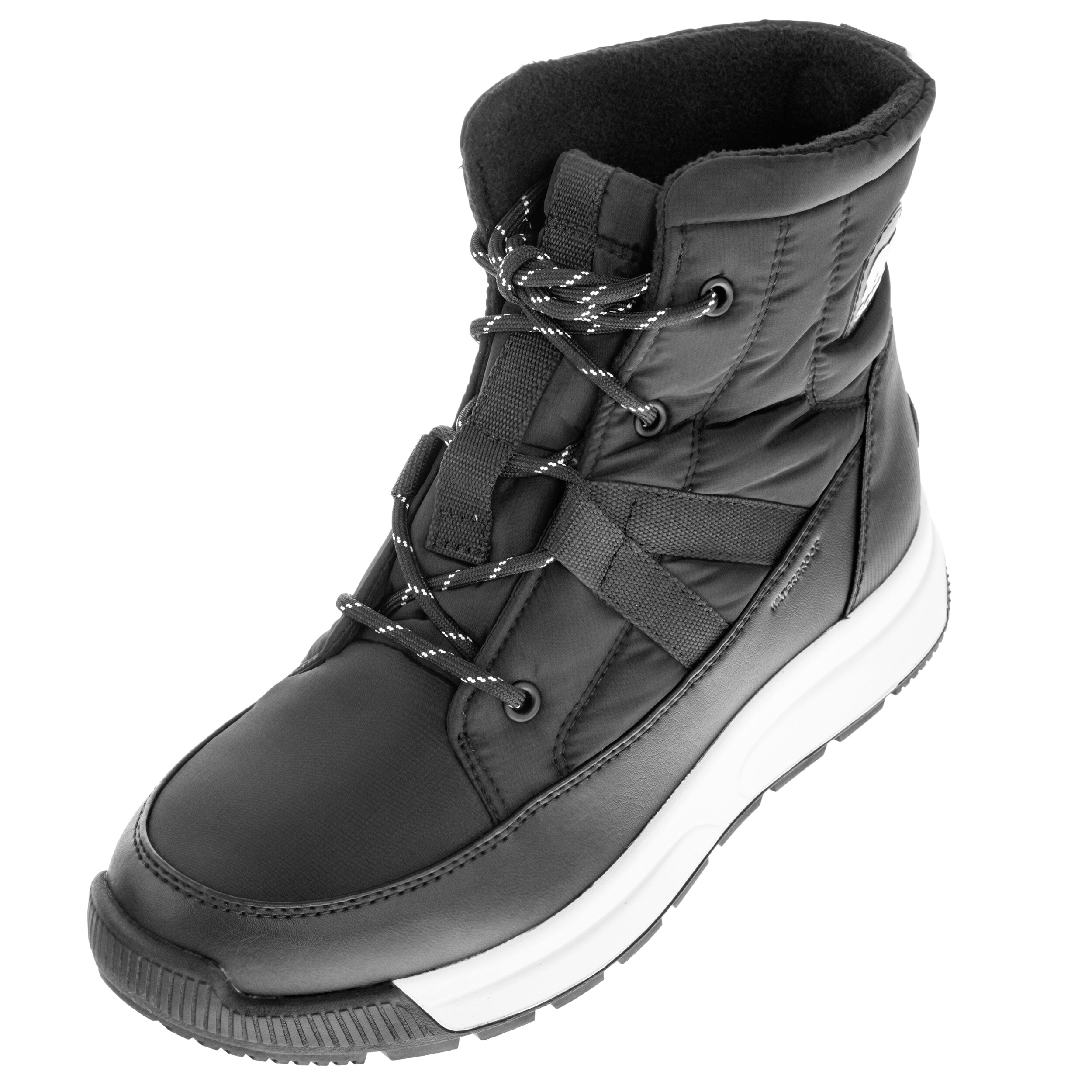 Sorel Whitney III Mid Waterproof női bakancs - Black/Sea Salt