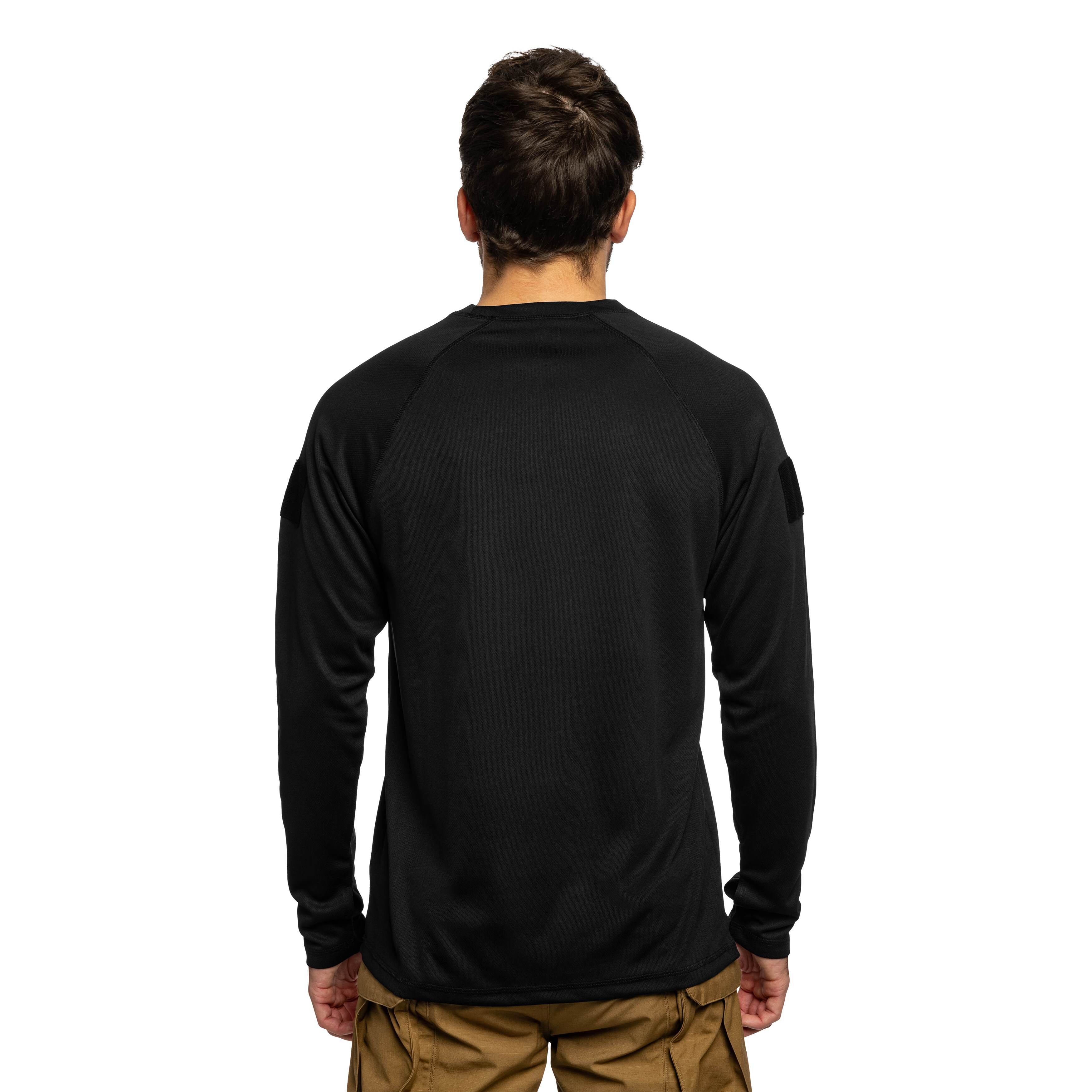 Brandit QuickDry Long Sleeve hosszú ujjú póló - Black