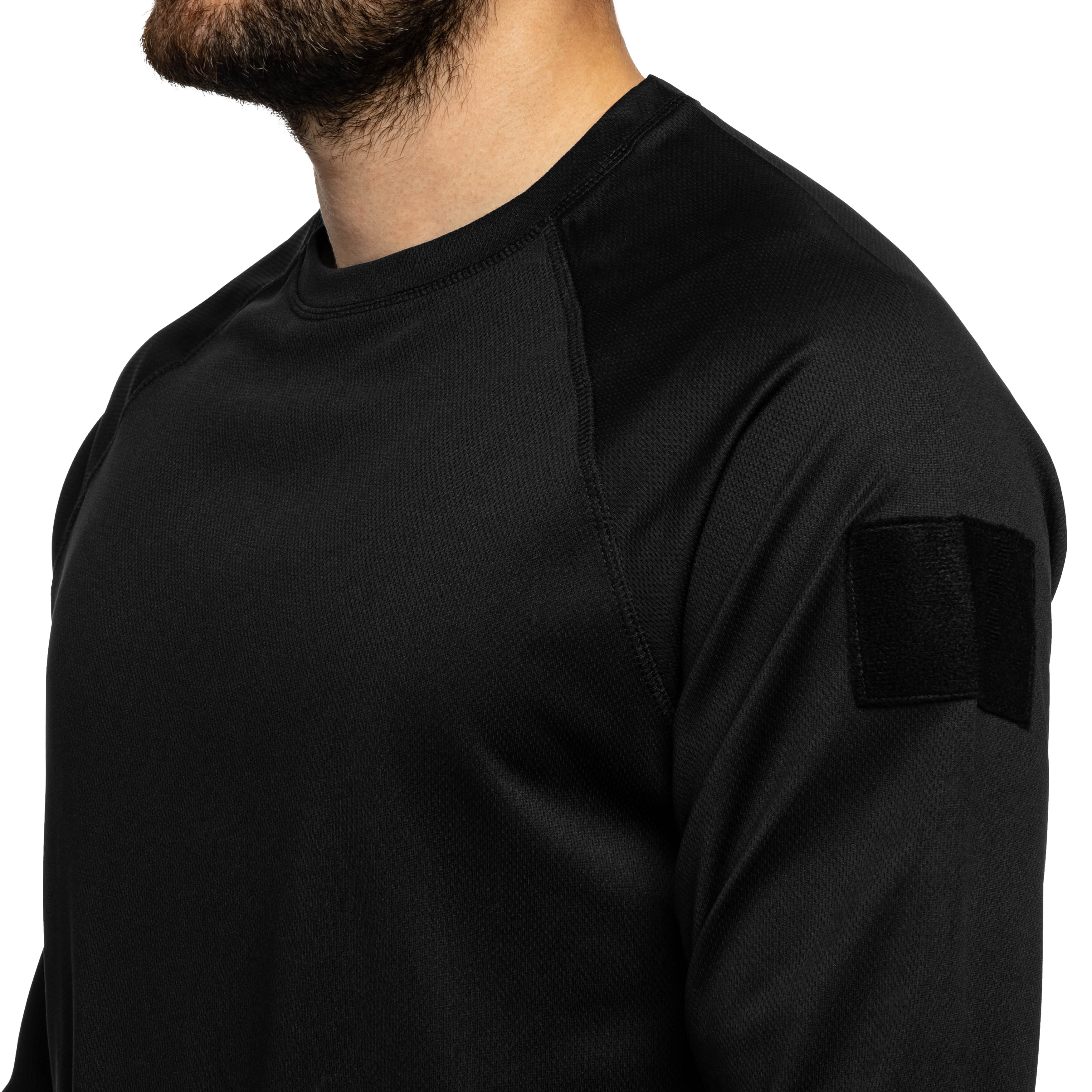 Brandit QuickDry Long Sleeve hosszú ujjú póló - Black
