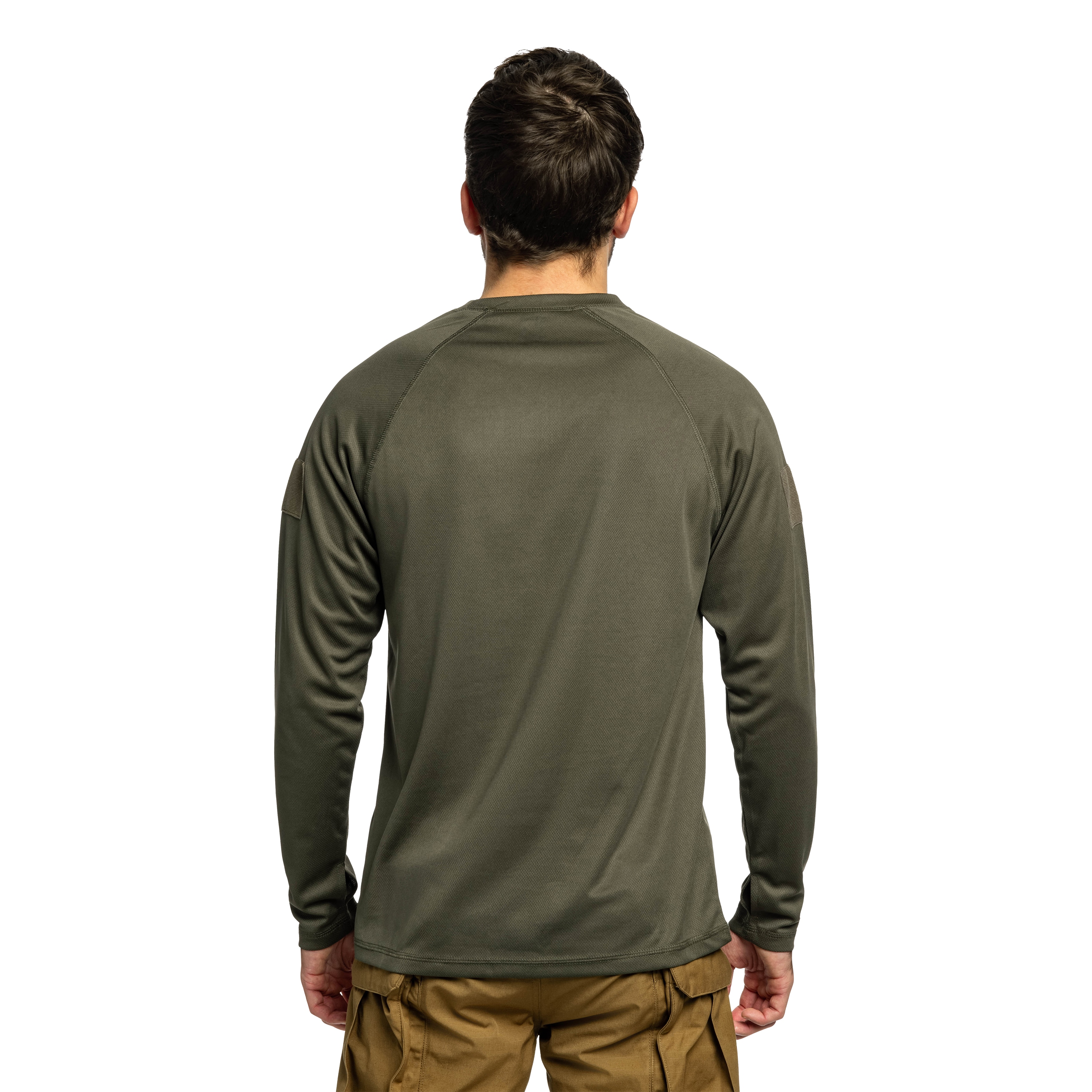 Brandit QuickDry Long Sleeve hosszú ujjú póló - Olive