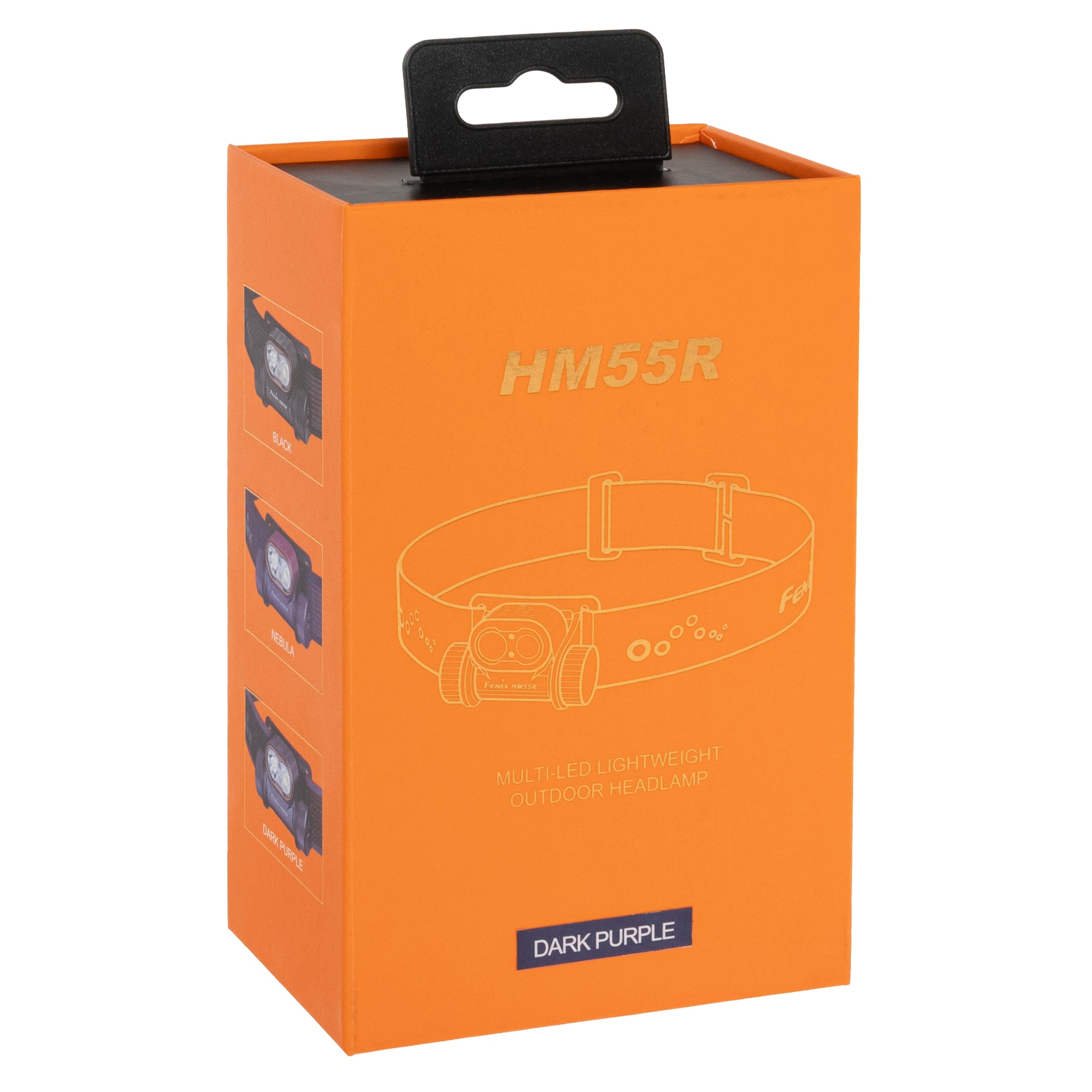 Fenix HM55R fejlámpa Dark Purple - 1200 lumen