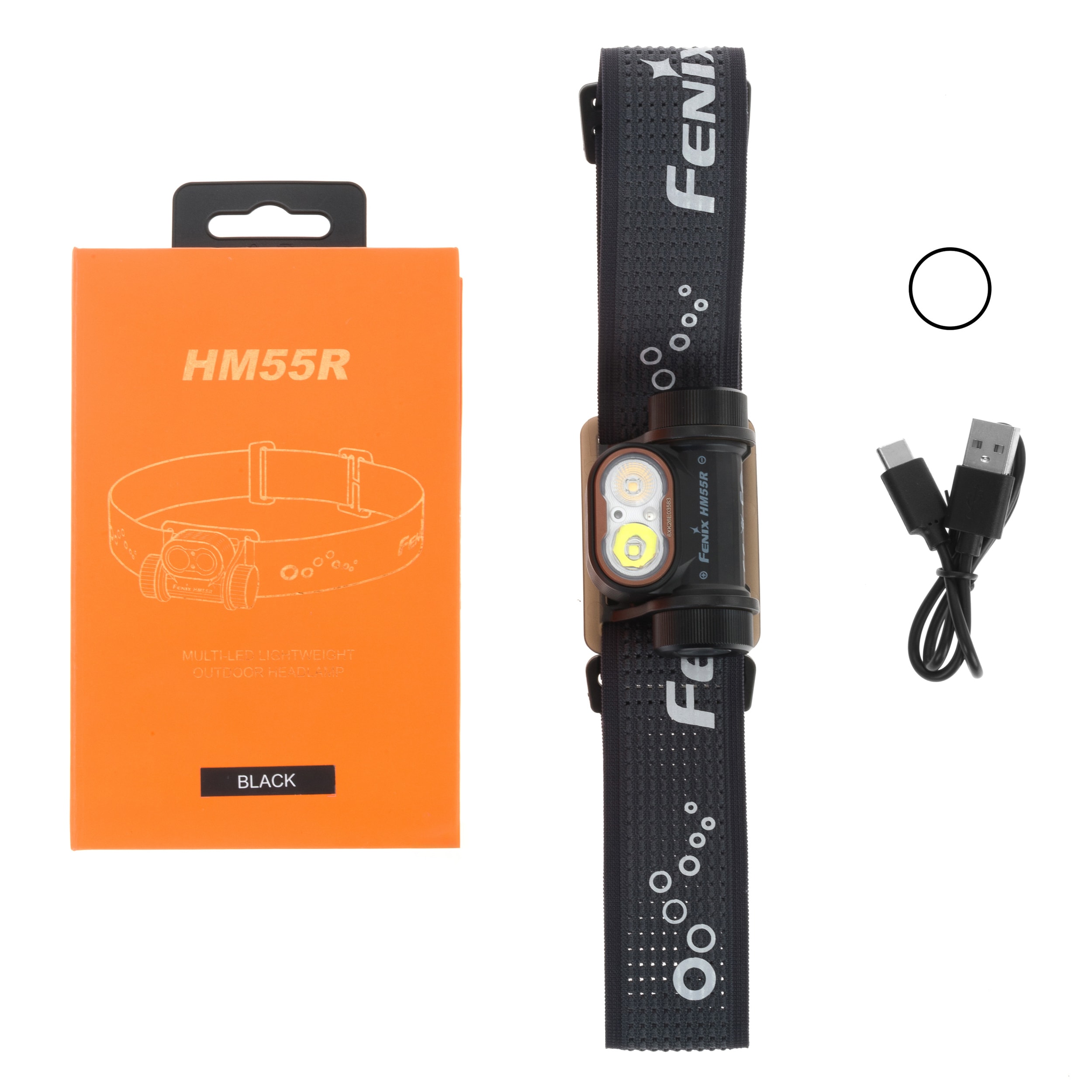 Fenix HM55R fejlámpa Black - 1200 lumen