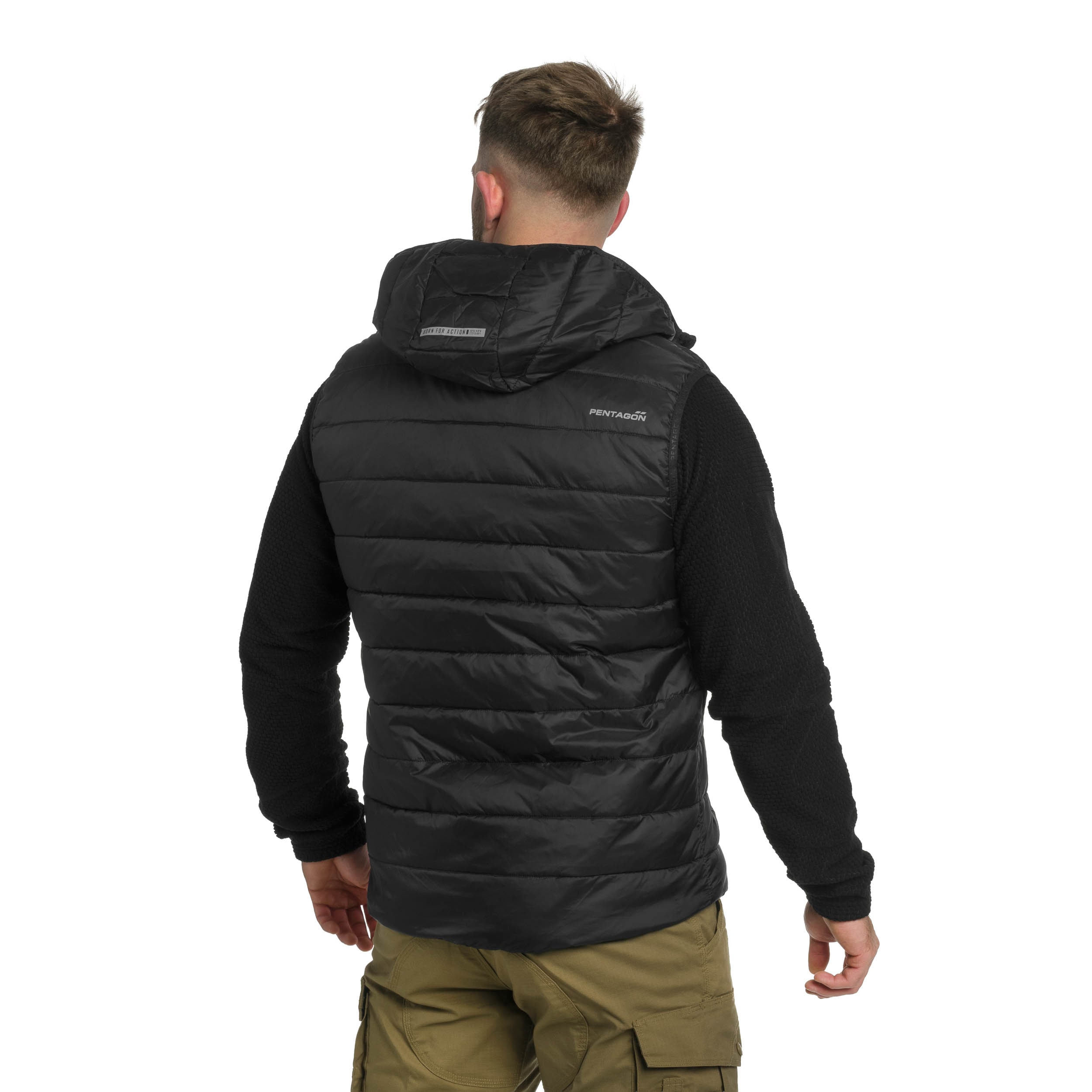 Pentagon Aurora Hood Vest 2.0 ujjatlan kabát - Black