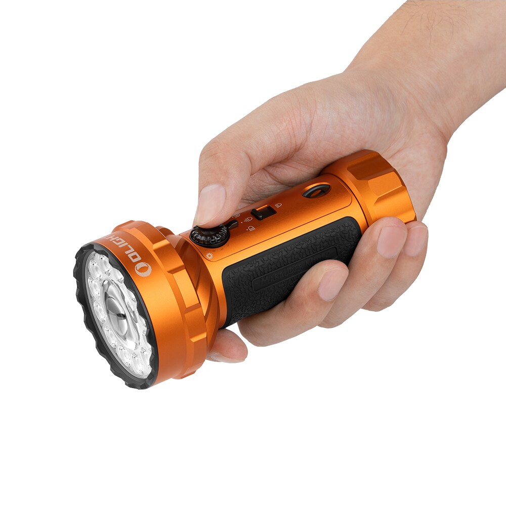 Olight Marauder Mini 2 újratölthető zseblámpa Orange - 10000 lumen, hatótávolság 750 m