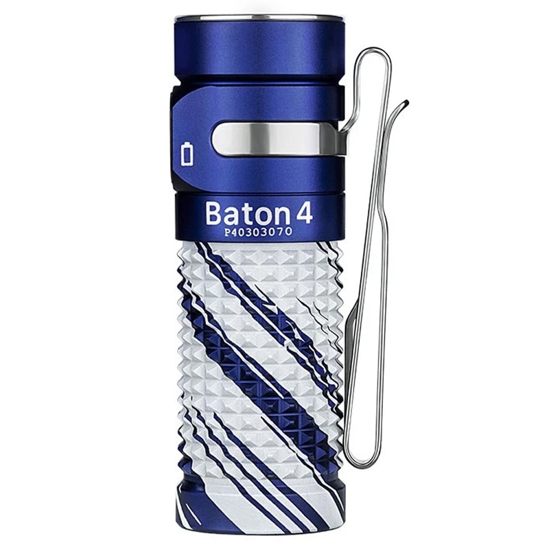 Olight Baton 4 újratölthető zseblámpa Arctic Flame - 1300 lumen