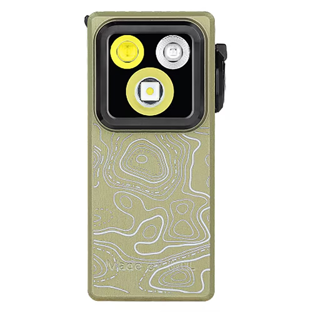 Olight Oclip Ultra újratölthető zseblámpa Olive Topo - 530 lumen