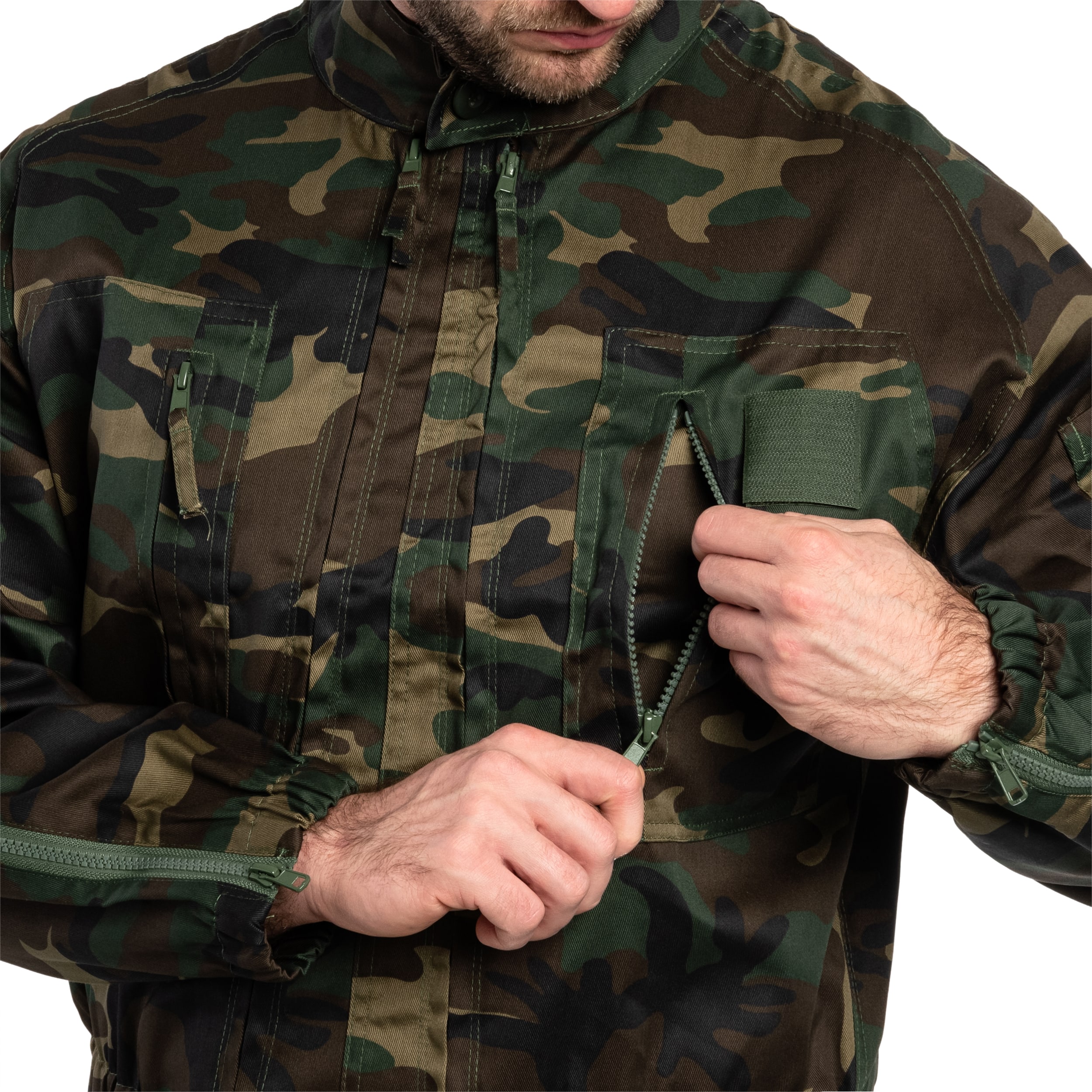 Brandit Flight Suit overál - Woodland