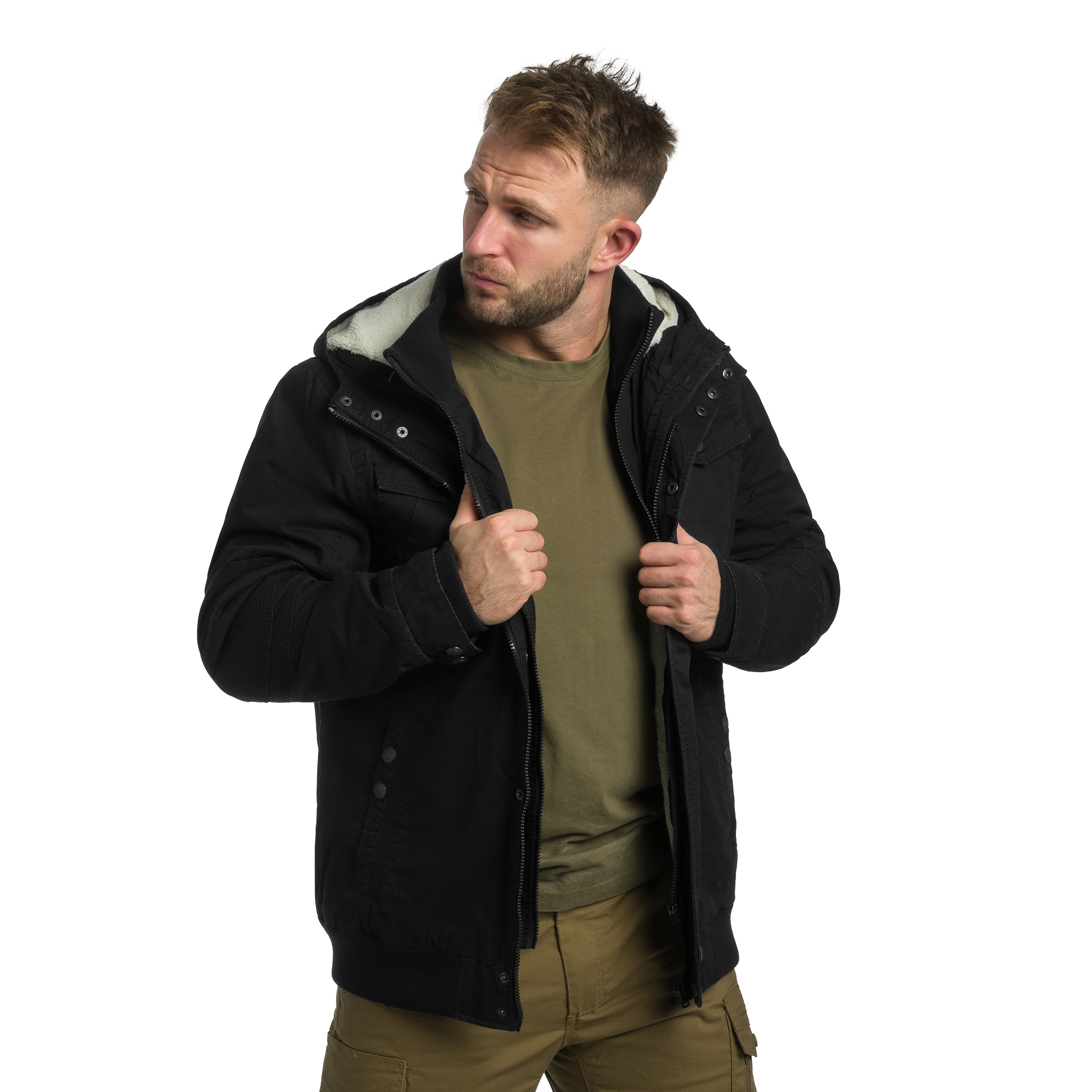 Brandit Meadow kabát - Black
