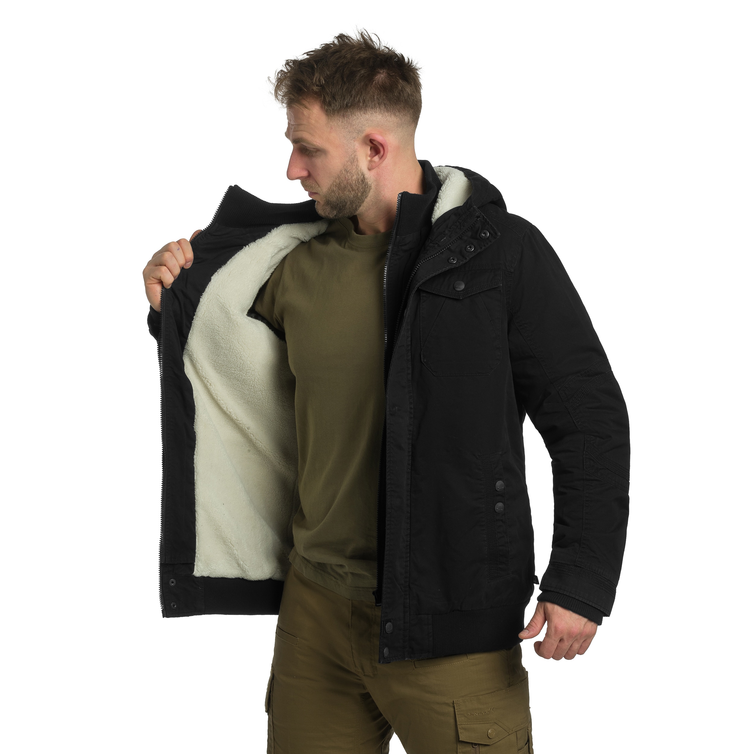 Brandit Meadow kabát - Black
