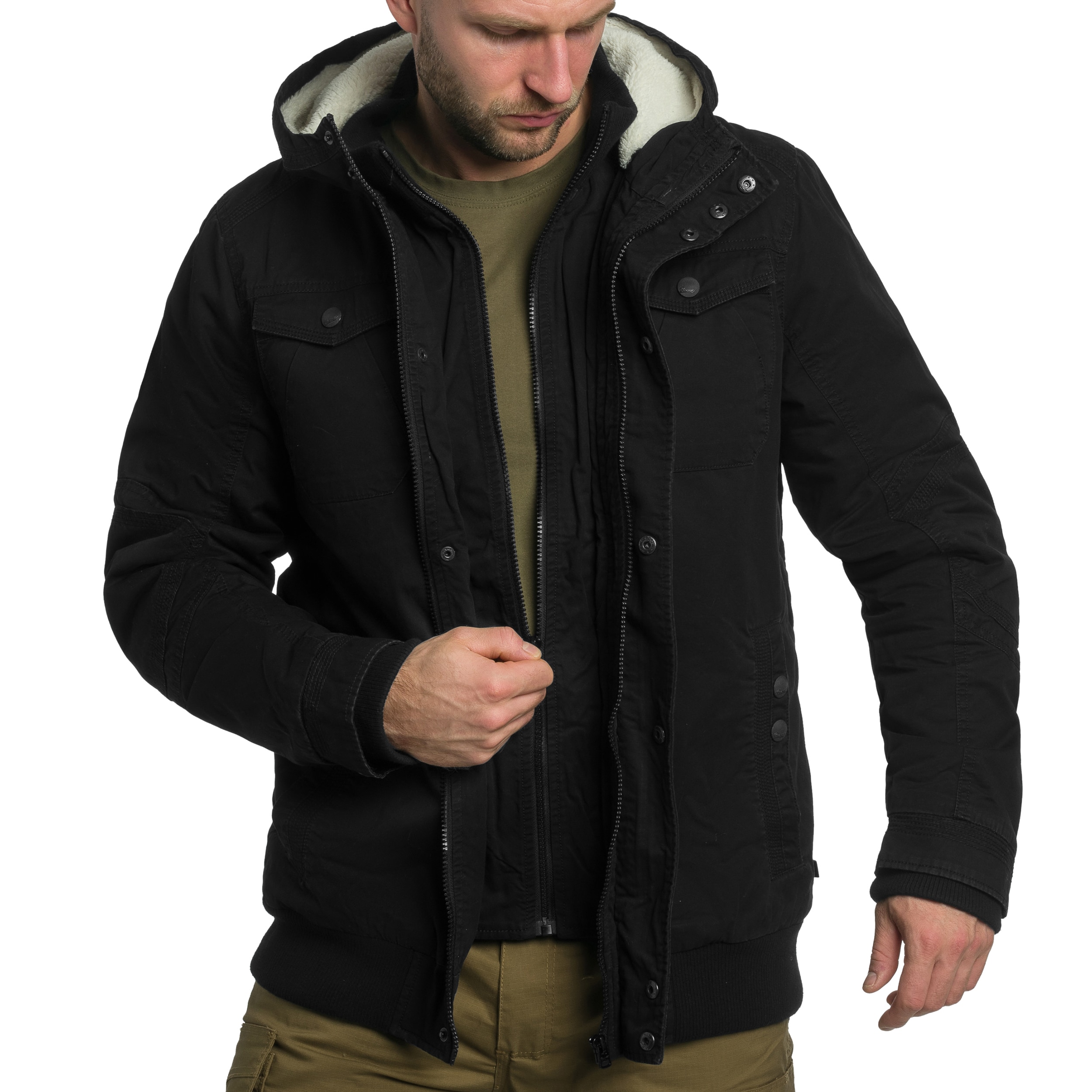 Brandit Meadow kabát - Black