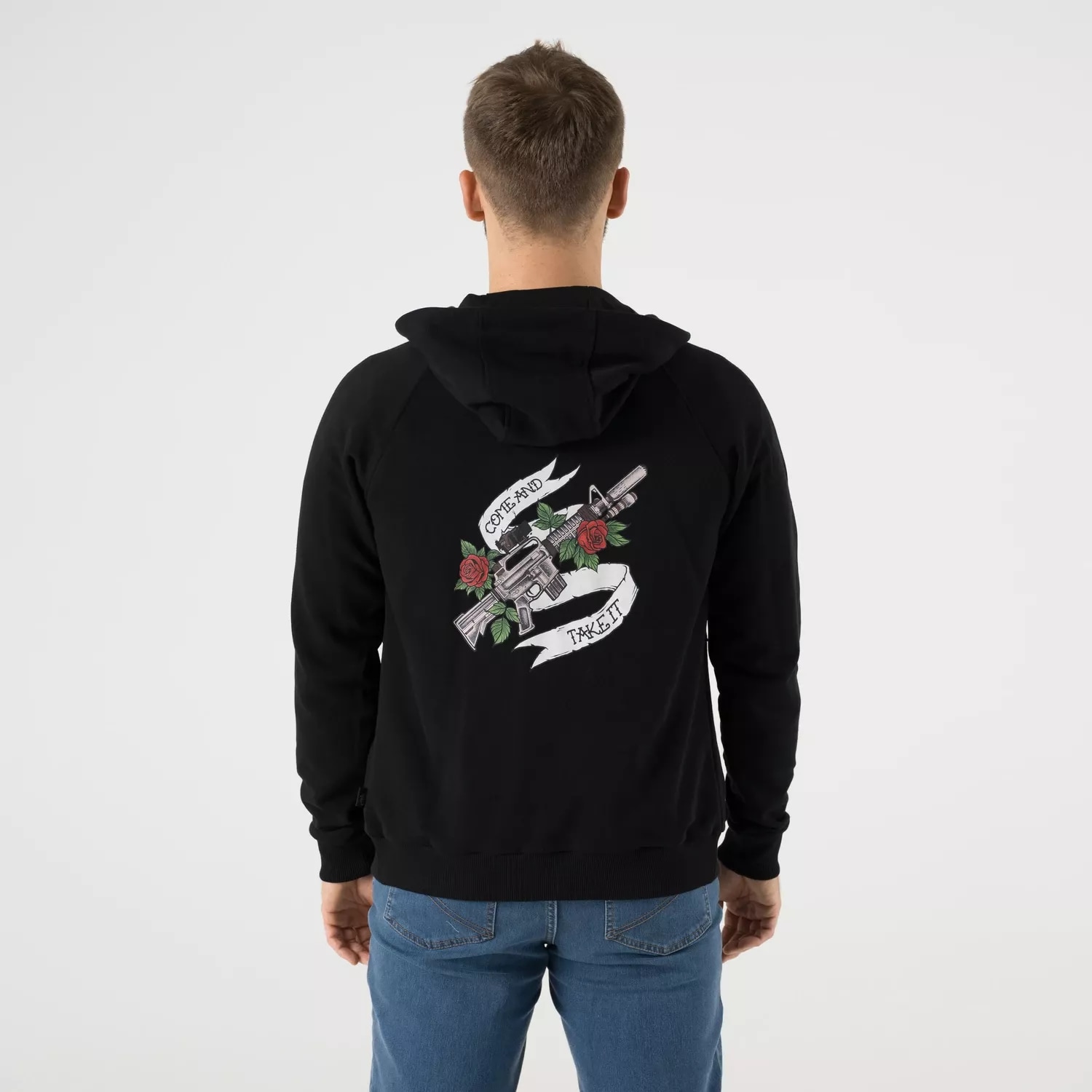 Helikon Full-Zip Come And Take It Hoodie pulóver - Black