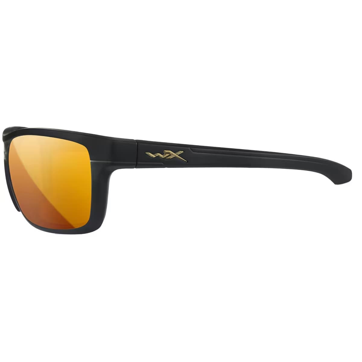 Wiley X Kingpin taktikai szemüveg - Captivate Polarized Bronze Mirror/Matte Black + Anti-Fog Cleaner Kit - szett