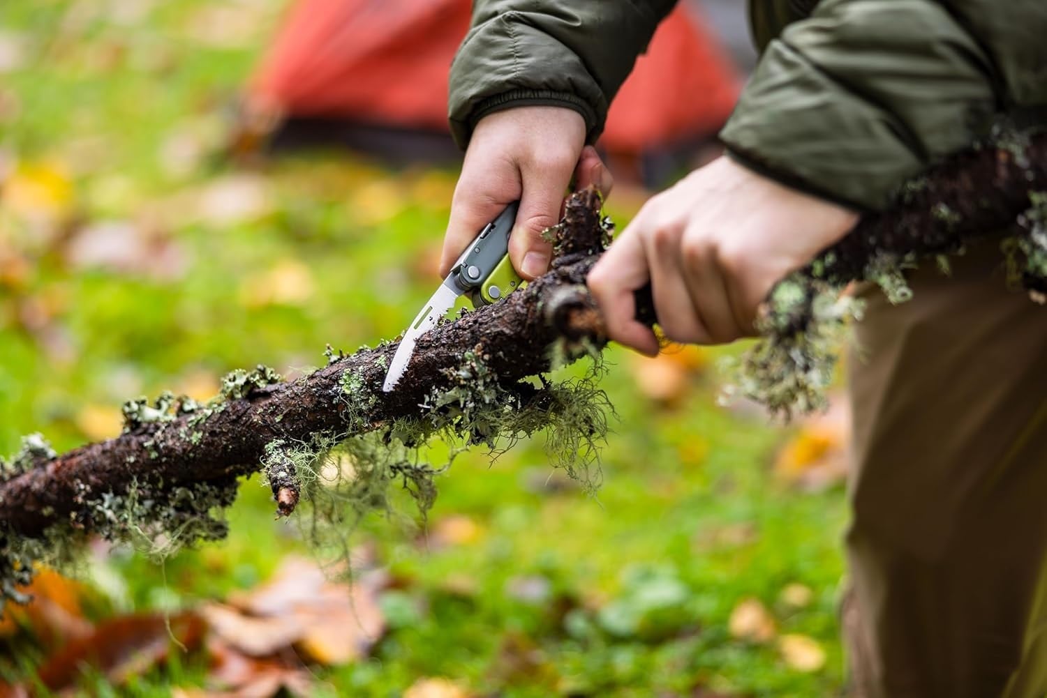 Leatherman Rebar Mossy Slate multiszerszám tárolóval