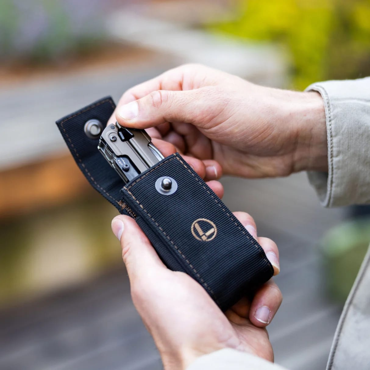 Leatherman Nylon Large zsebes tok - Black