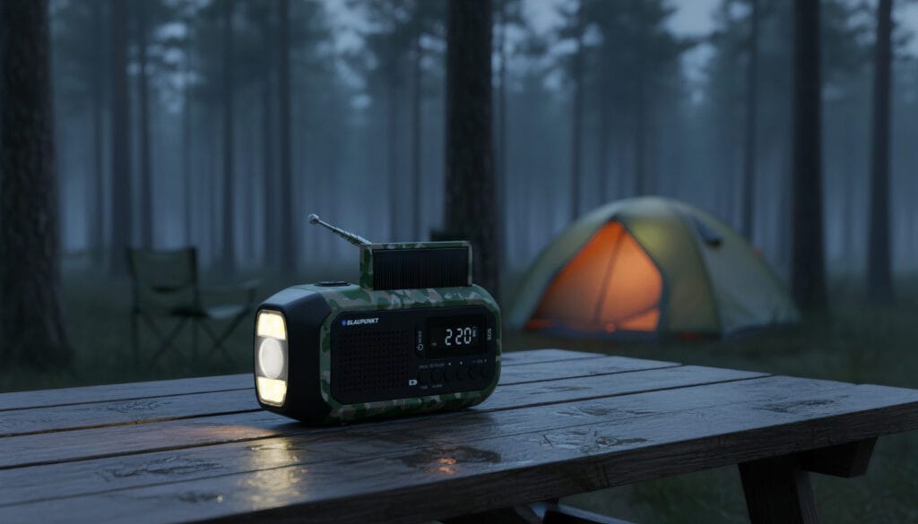 Blaupunkt ER20 vészjelző rádió - Green Camo