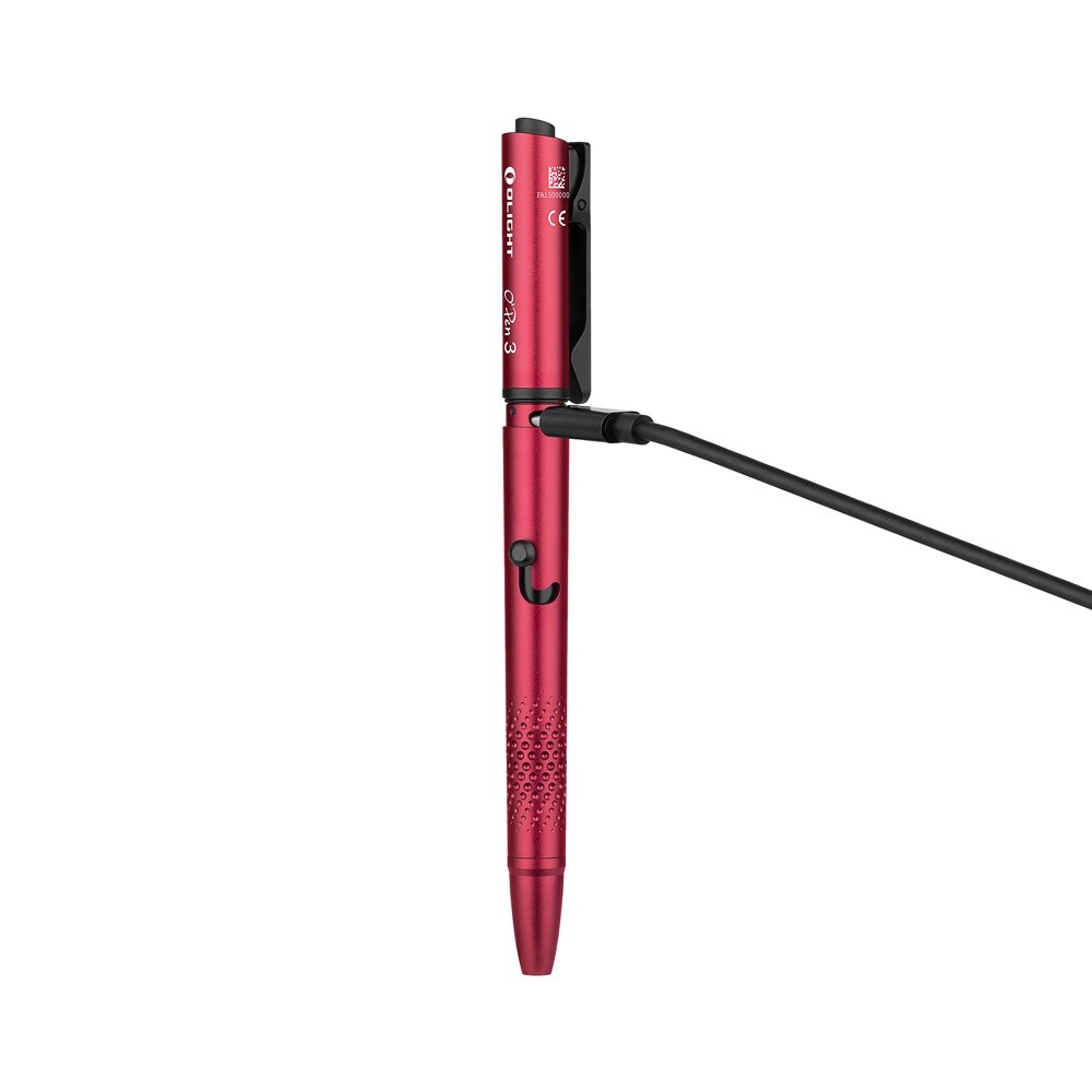 Olight O'Pen 3 zseblámpás toll Wine Red - 120 lumen