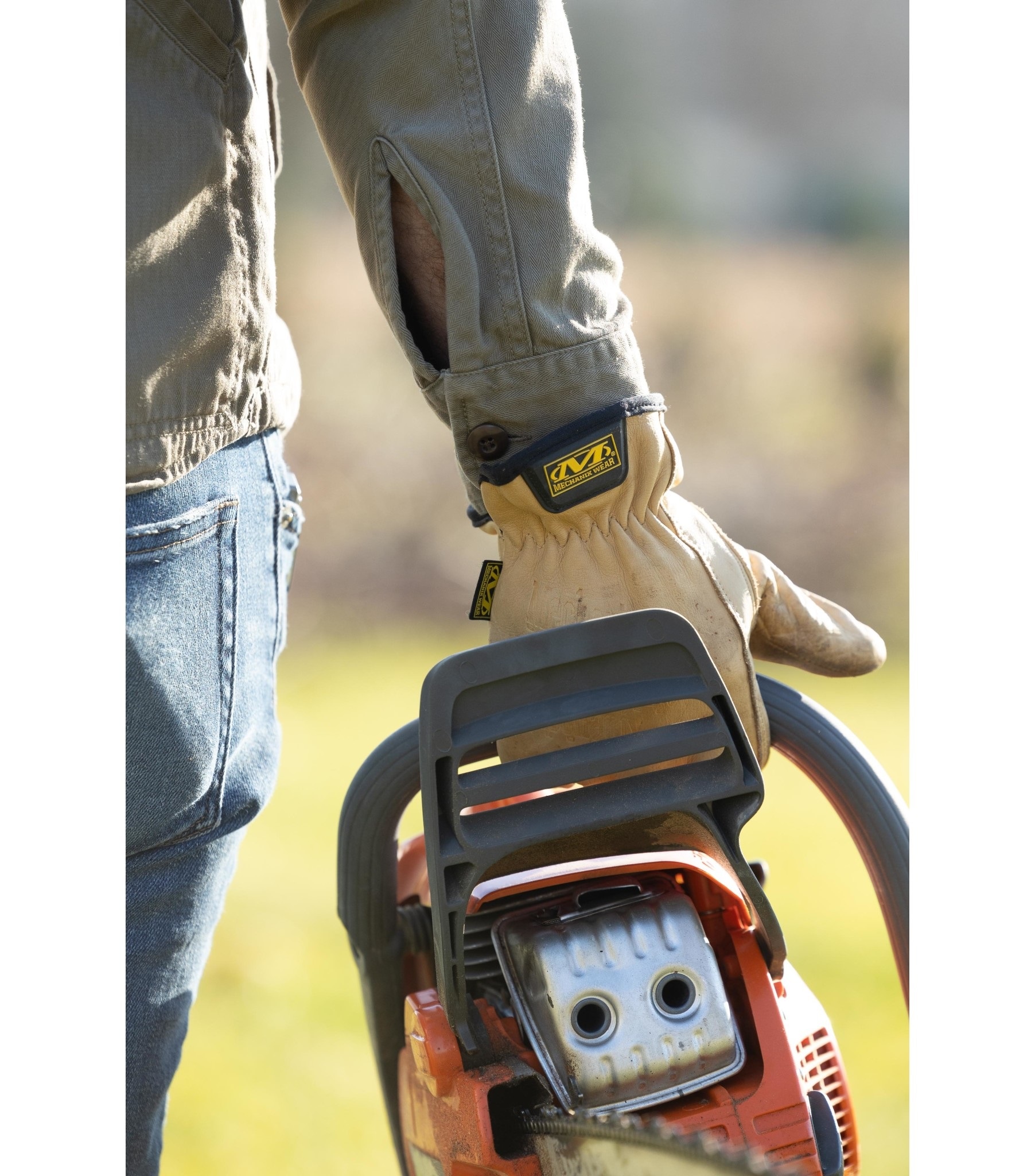 Mechanix Wear Durahide Cow Driver kesztyű - Brown