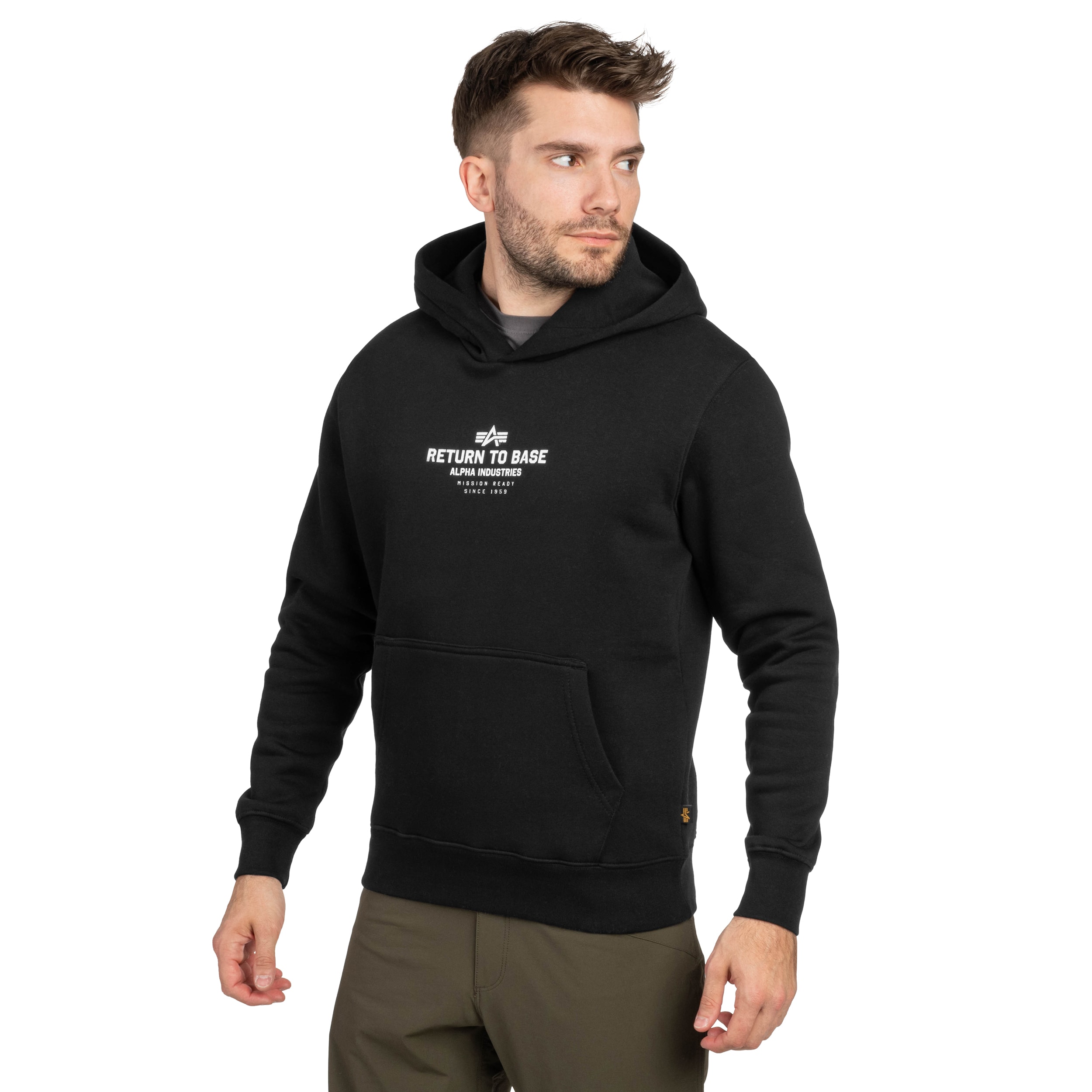 Alpha Industries Return To Base pulóver - Black