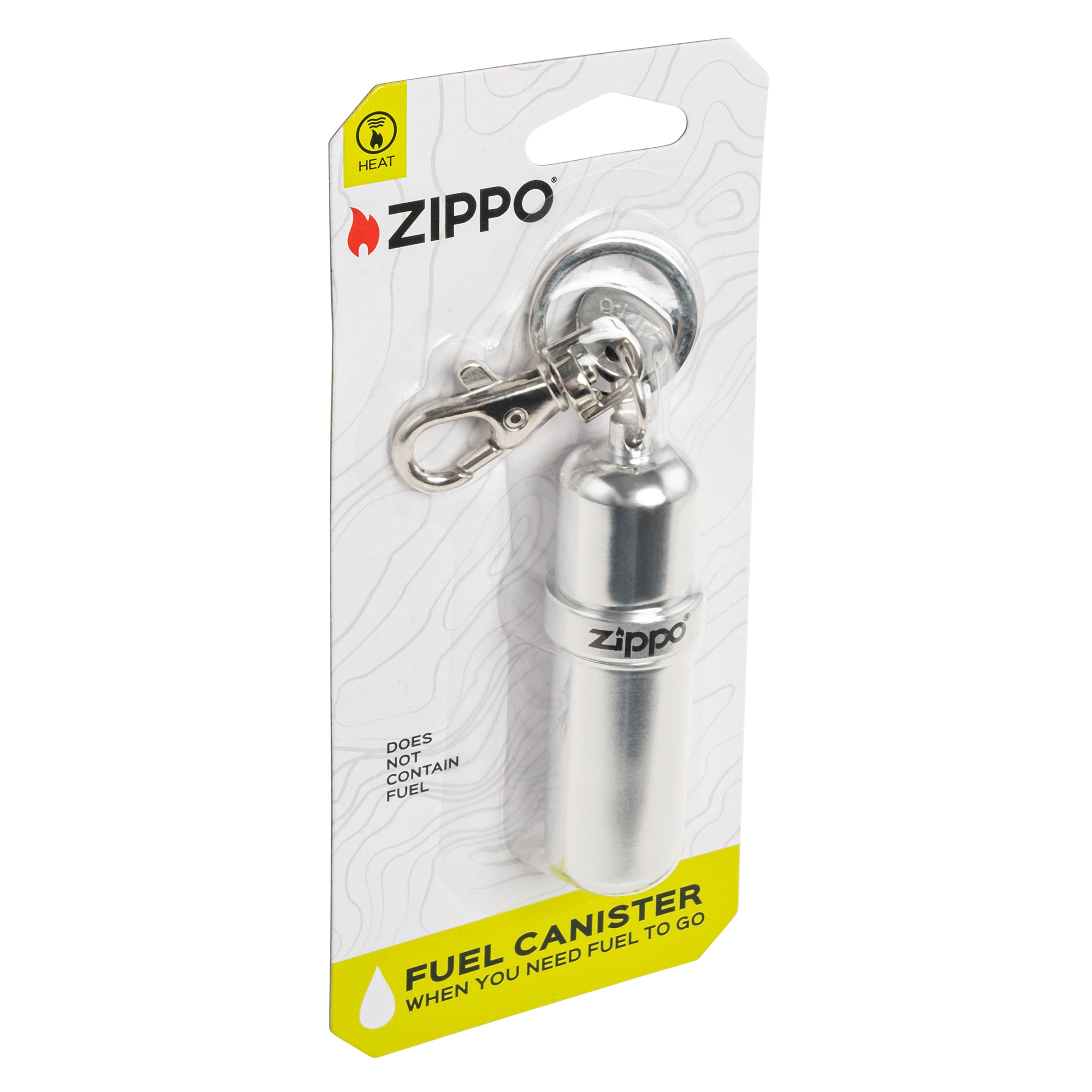 Zippo üzemanyag tartály formájú kulcstartó