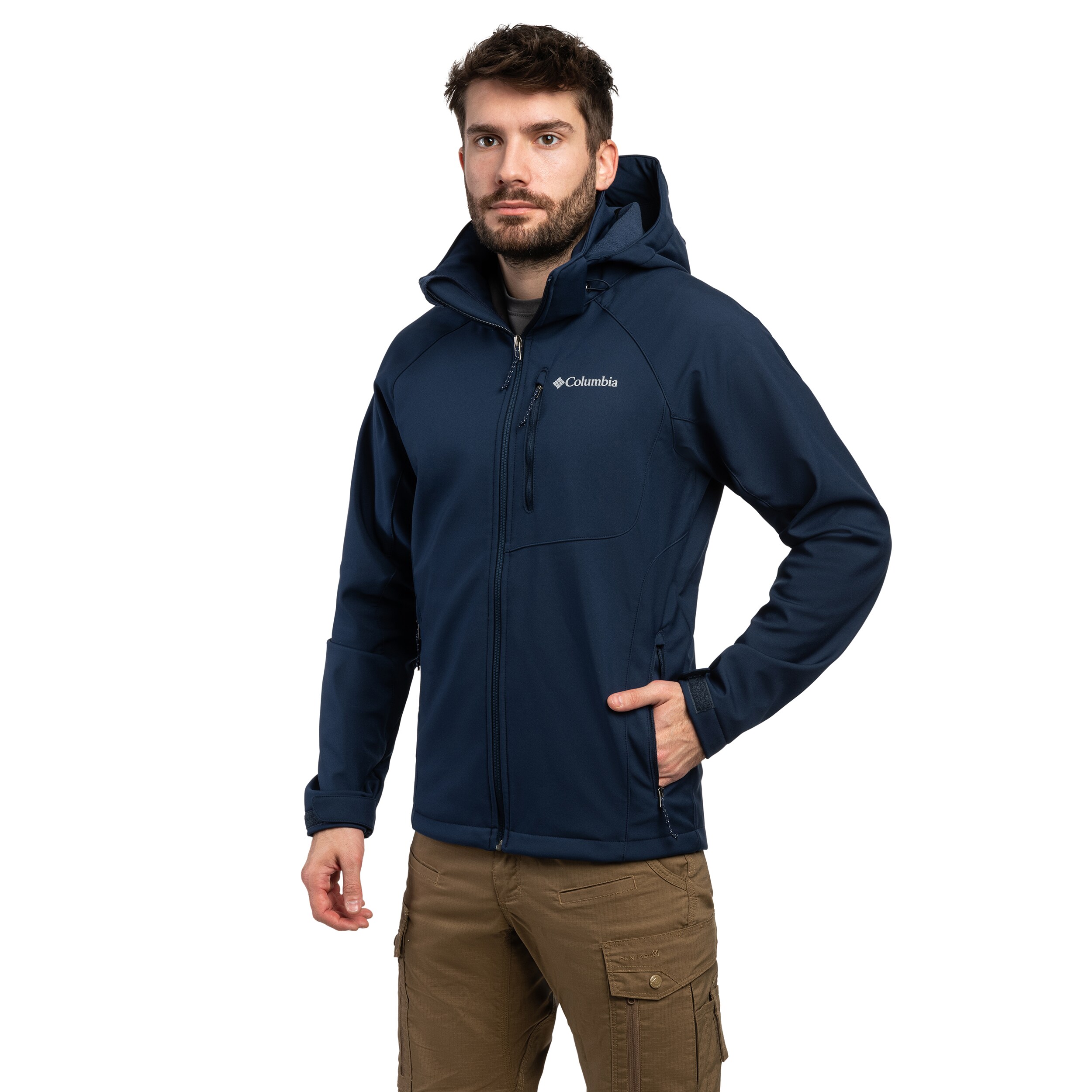 Columbia Cascade Ridge III Softshell kabát - Collegiate Navy