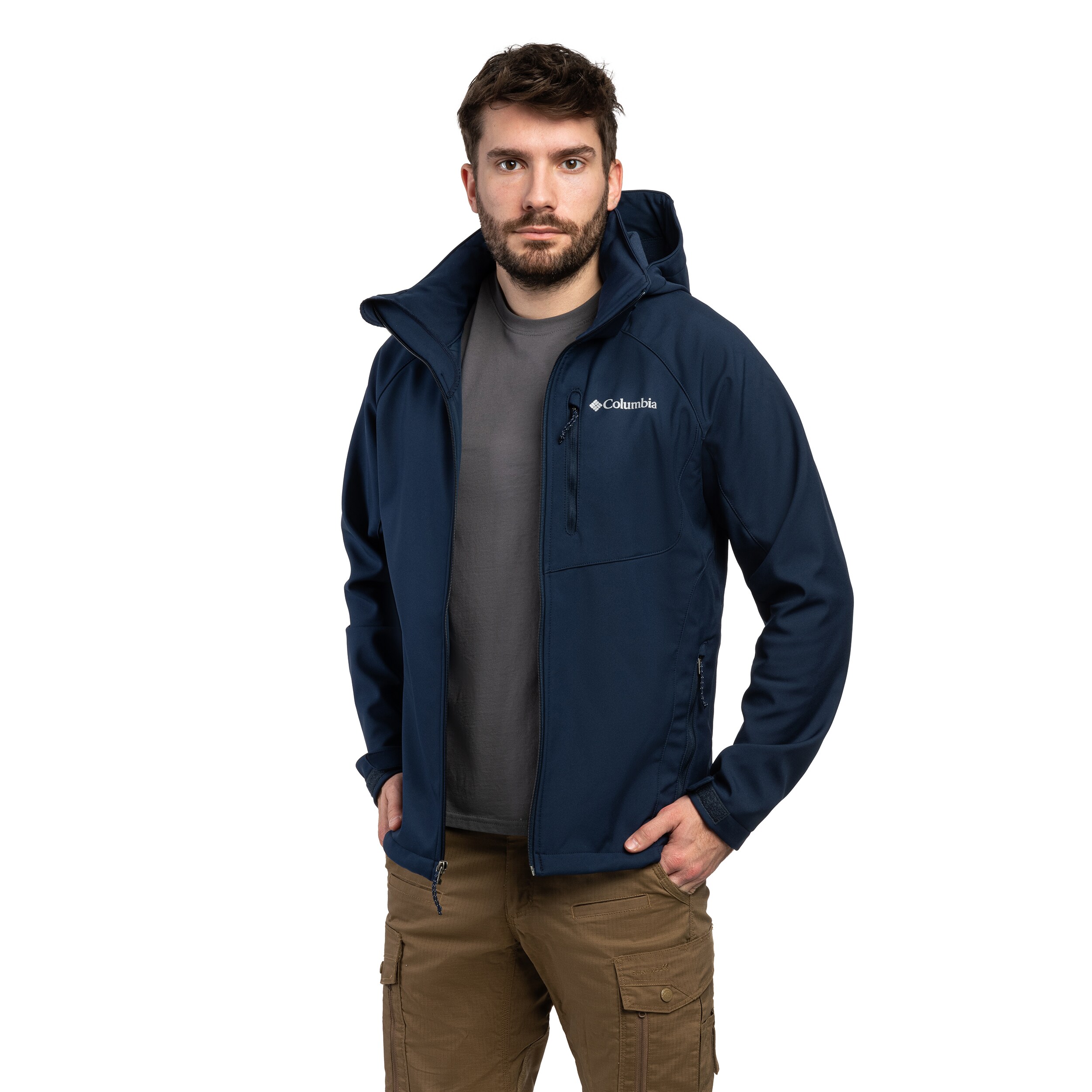 Columbia Cascade Ridge III Softshell kabát - Collegiate Navy