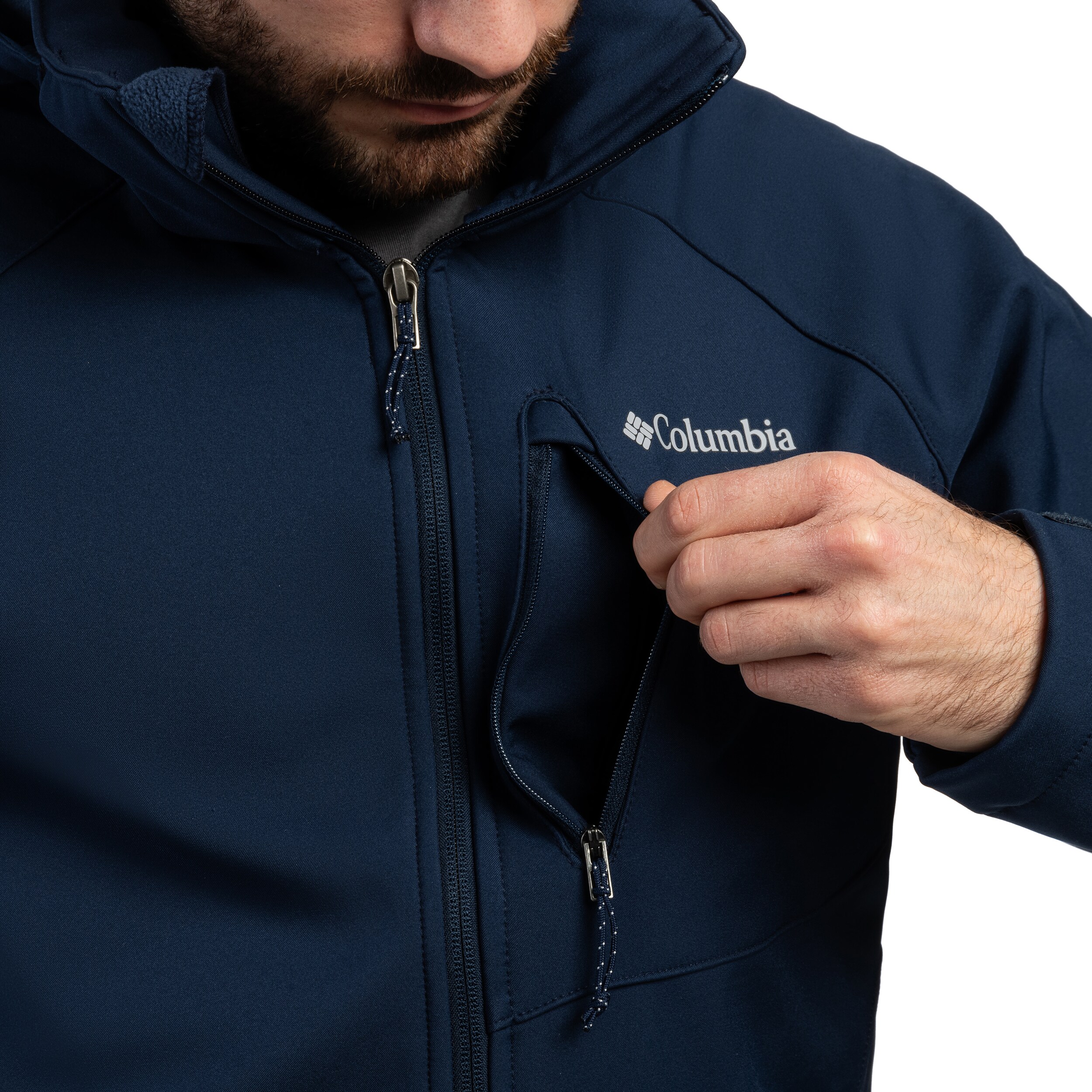 Columbia Cascade Ridge III Softshell kabát - Collegiate Navy