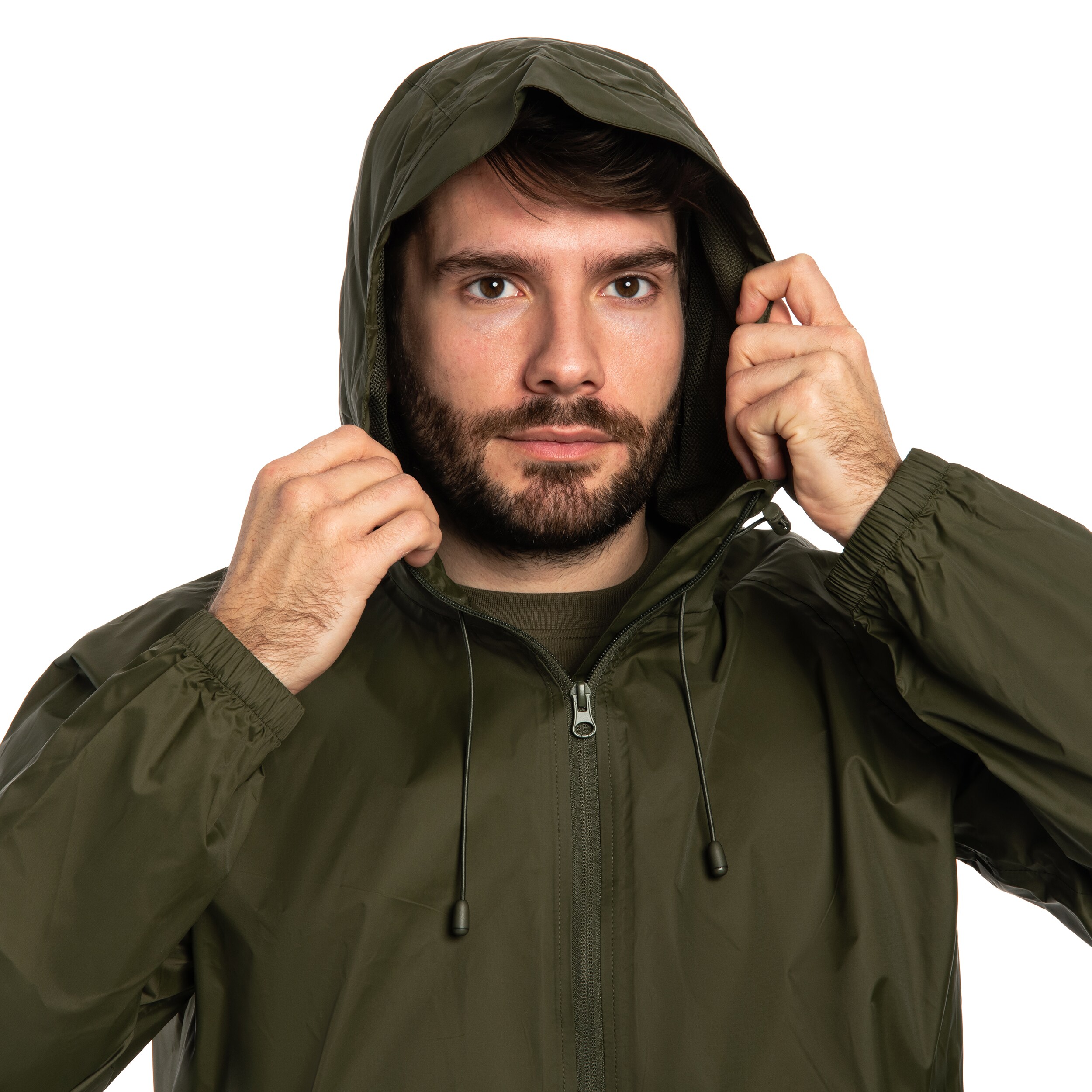 Mil-Tec Wet Weather Jacket Quickpack kabát - Olive Drab