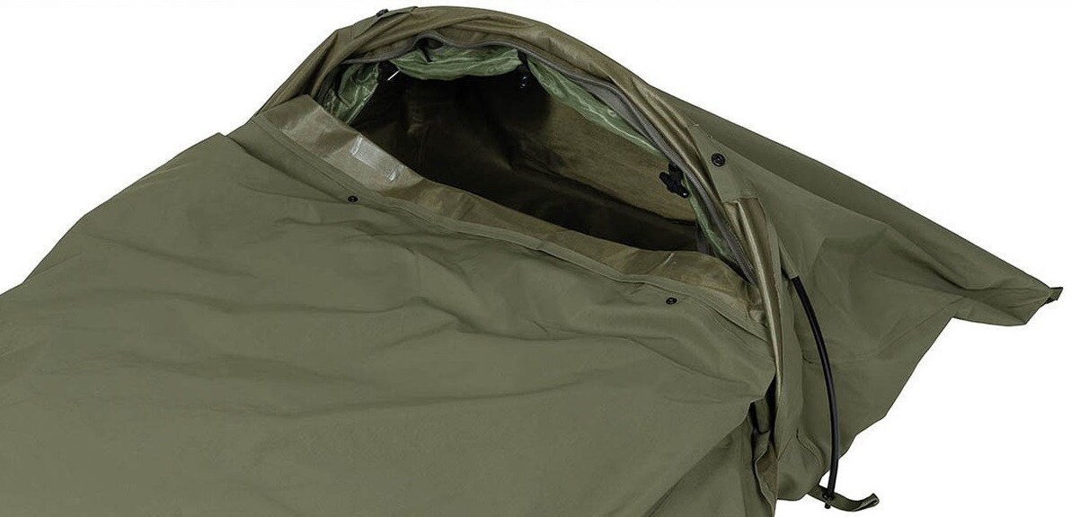 MFH Hooped Bivy bivakzsák szúnyoghálóval  - Olive Drab